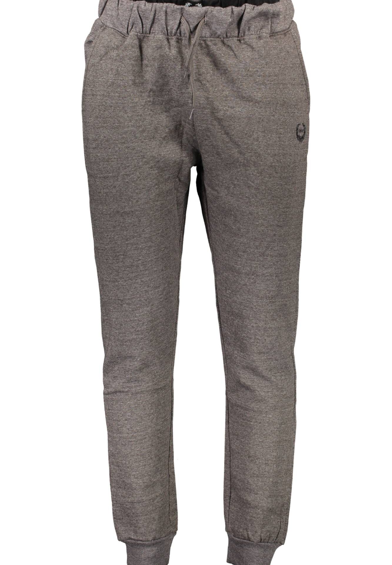 GIAN MARCO VENTURI MEN'S TROUSERS GREY