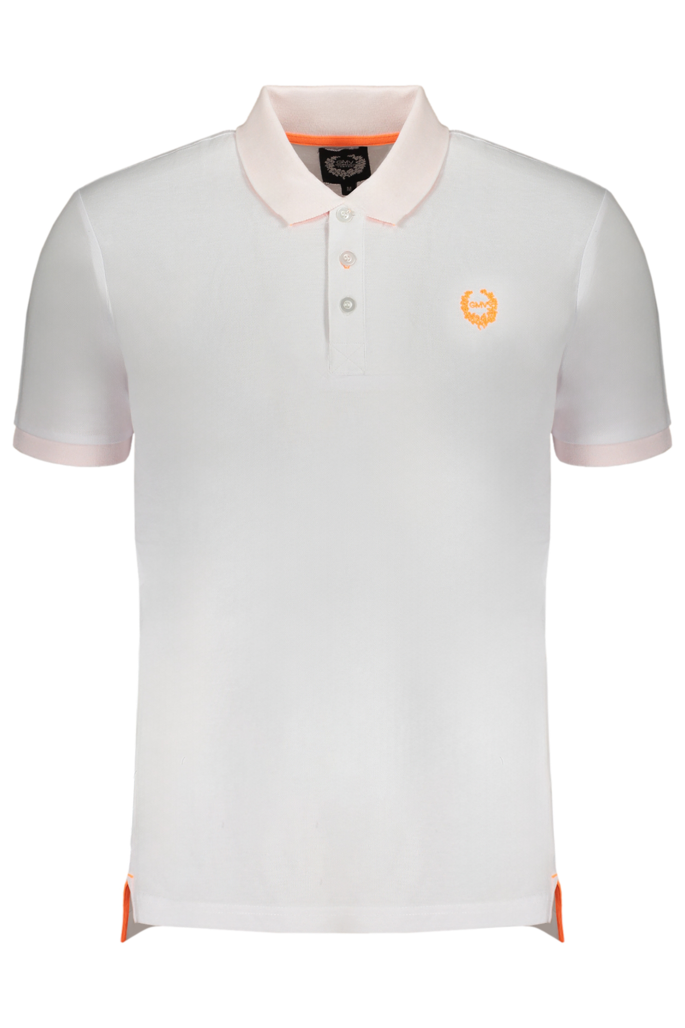 GIAN MARCO VENTURI MEN'S WHITE SHORT SLEEVED POLO SHIRT GIAN MARCO VENTURI MEN'S WHITE SHORT SLEEVED POLO SHIRT