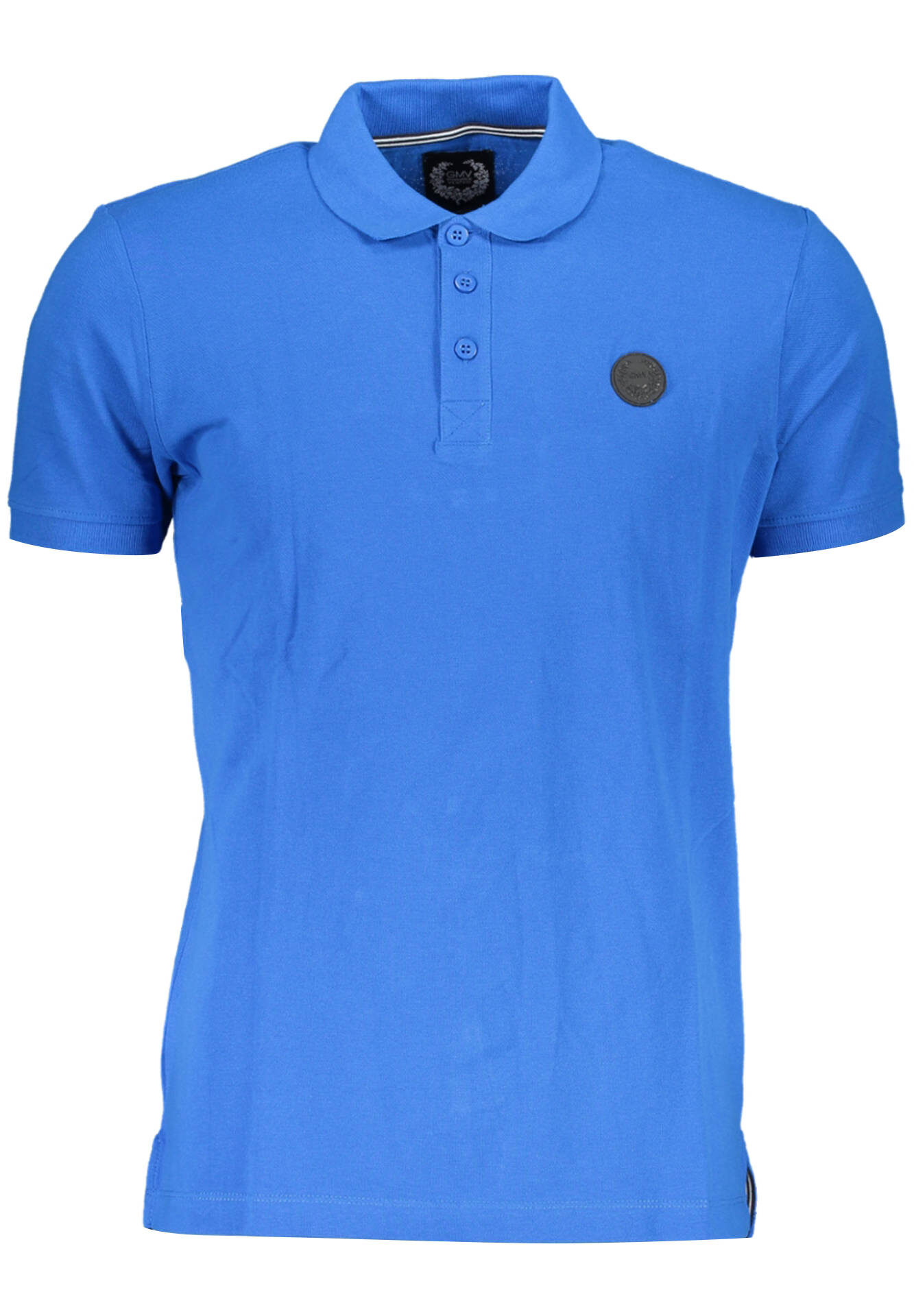 GIAN MARCO VENTURI MEN'S SHORT SLEEVE POLO BLUE