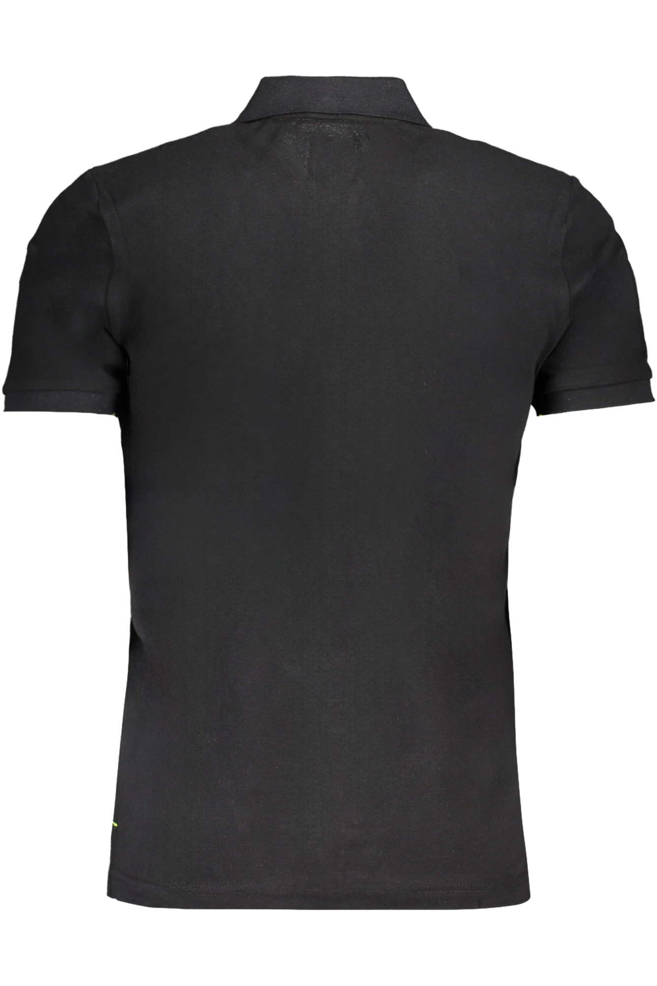 GIAN MARCO VENTURI MEN'S BLACK SHORT SLEEVED POLO SHIRT GIAN MARCO VENTURI MEN'S BLACK SHORT SLEEVED POLO SHIRT - Image 2