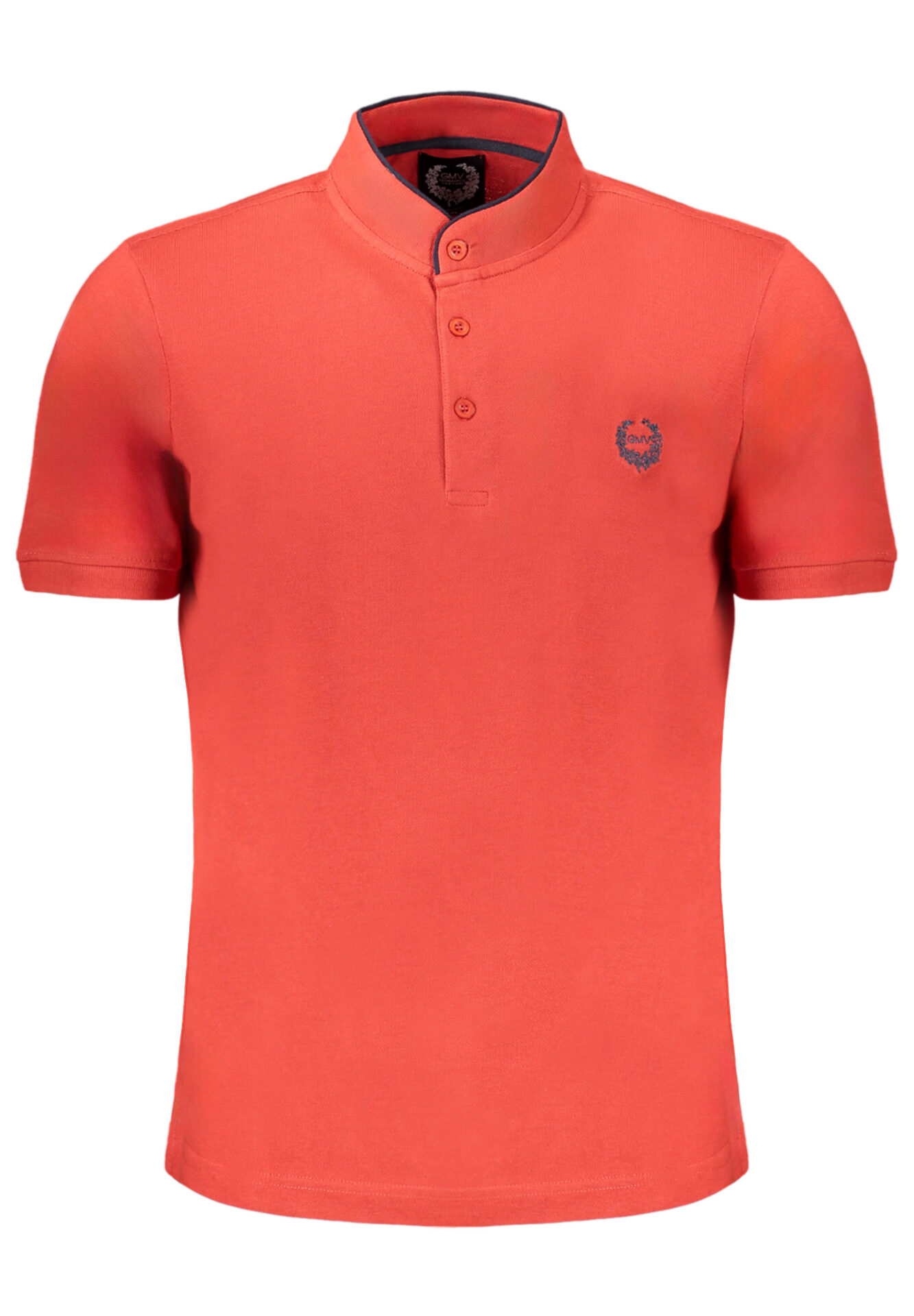 GIAN MARCO VENTURI MEN'S RED SHORT SLEEVED POLO SHIRT