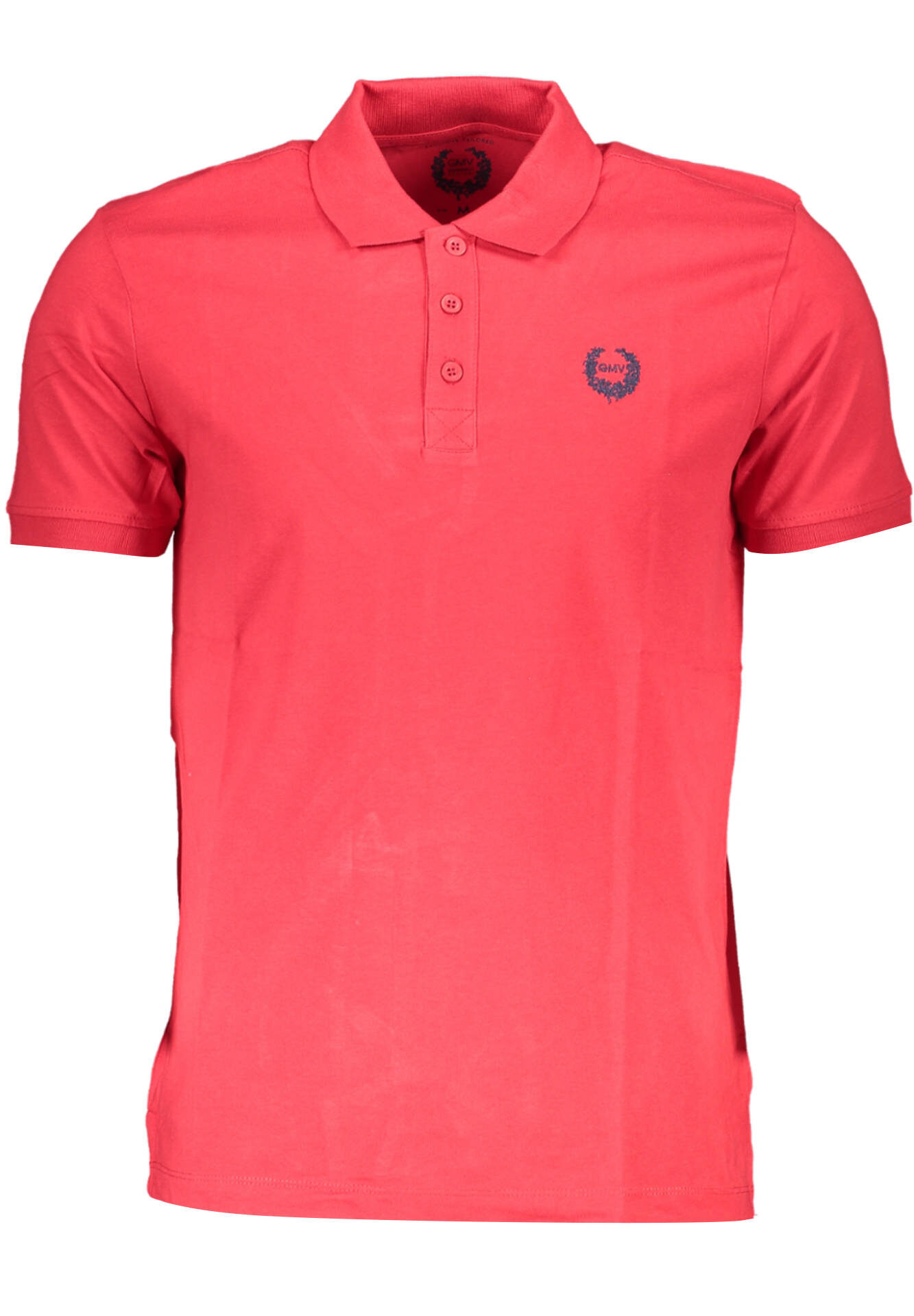 GIAN MARCO VENTURI MEN'S SHORT SLEEVE POLO SHIRT RED