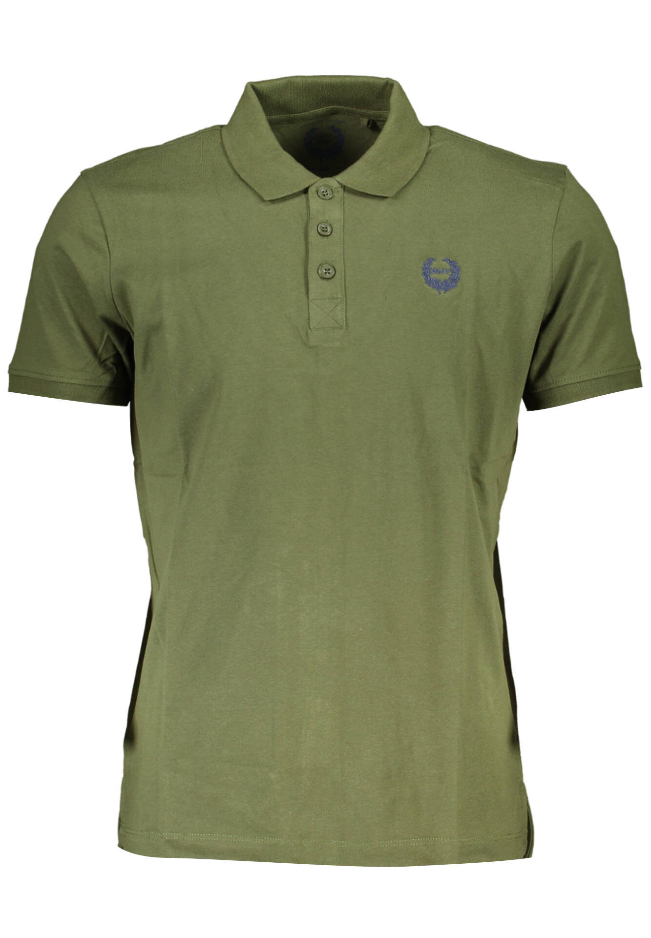GIAN MARCO VENTURI MEN'S SHORT SLEEVE POLO GREEN