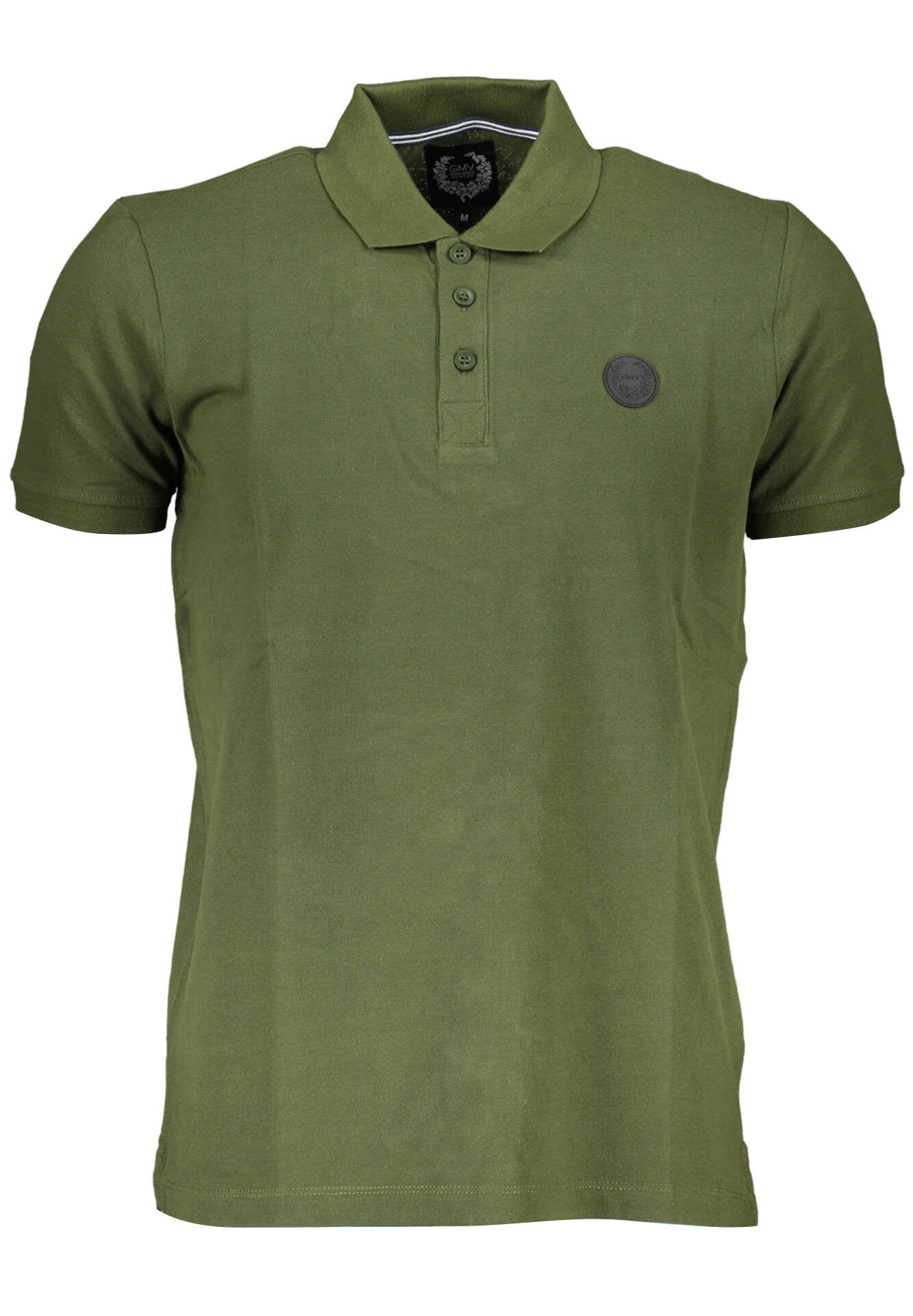 GIAN MARCO VENTURI MEN'S SHORT SLEEVE POLO GREEN