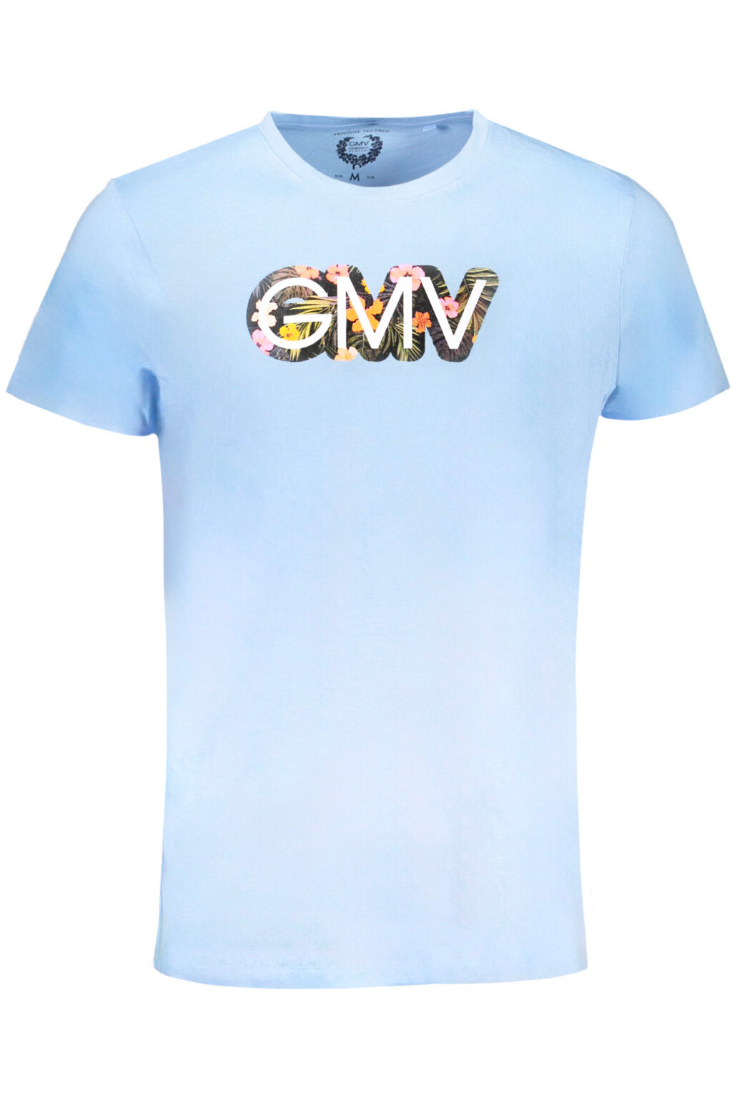 gianmarcoventurit-shirtmanichecorteuomoazzurro_1 GIAN MARCO VENTURI mėlyni vyriški marškinėliai trumpomis rankovėmis