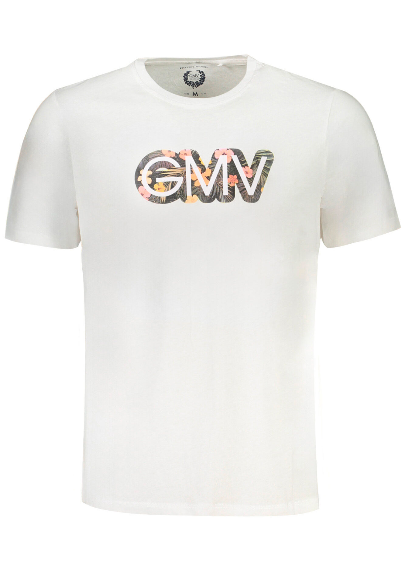 GIAN MARCO VENTURI MEN'S SHORT SLEEVED T-SHIRT WHITE