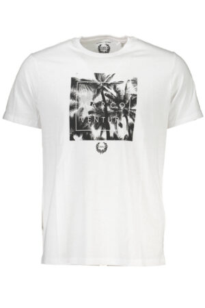 GIAN MARCO VENTURI MEN'S SHORT SLEEVE T-SHIRT WHITE