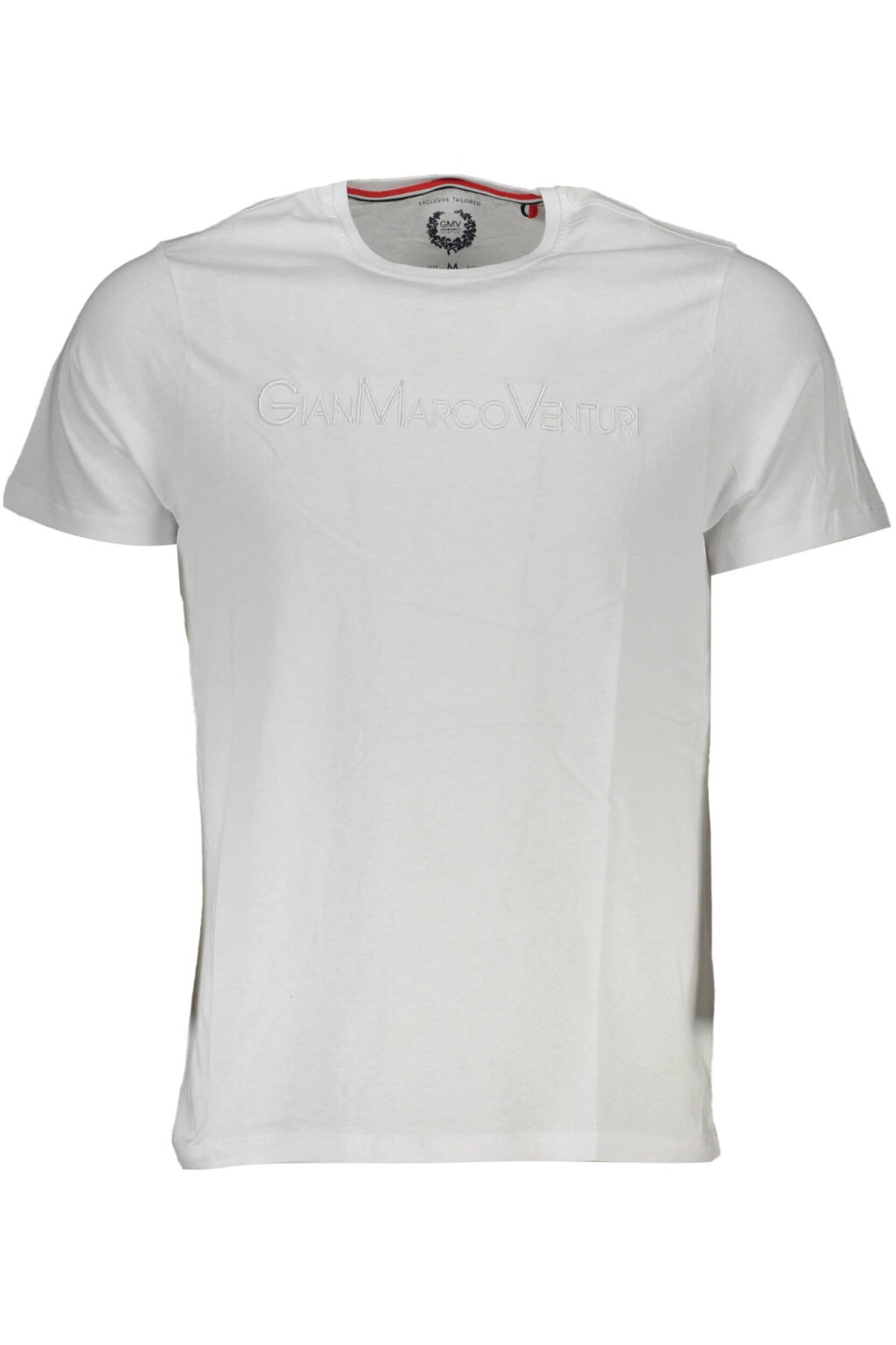 gianmarcoventurit-shirtmanichecorteuomobianco_1 GIAN MARCO VENTURI vyriški marškinėliai trumpomis rankovėmis, balti
