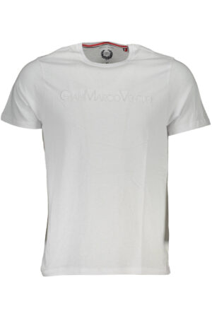 GIAN MARCO VENTURI MEN'S SHORT SLEEVE T-SHIRT WHITE