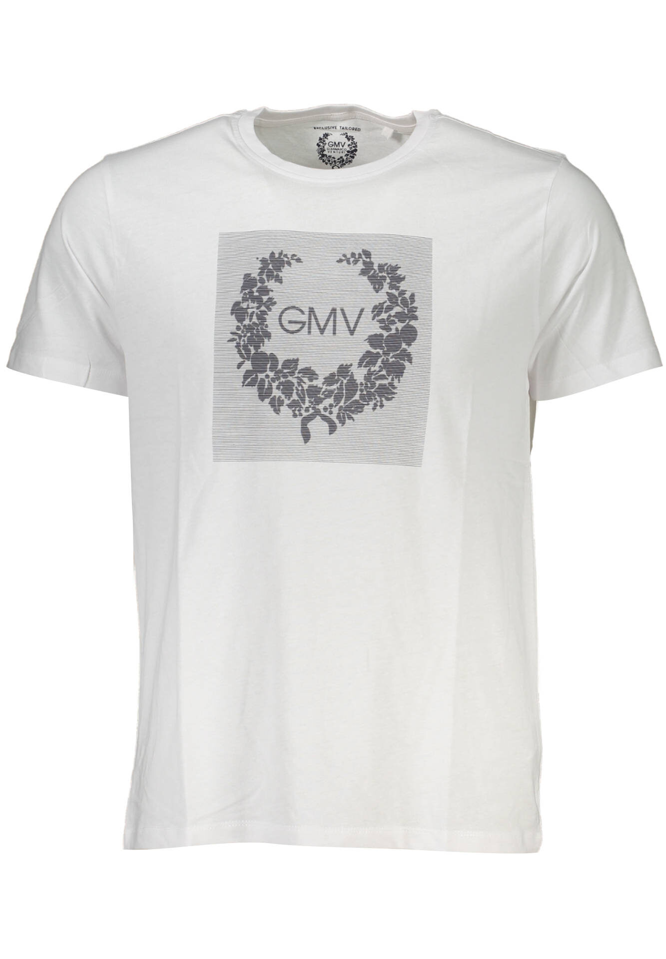 GIAN MARCO VENTURI MEN'S SHORT SLEEVE T-SHIRT WHITE