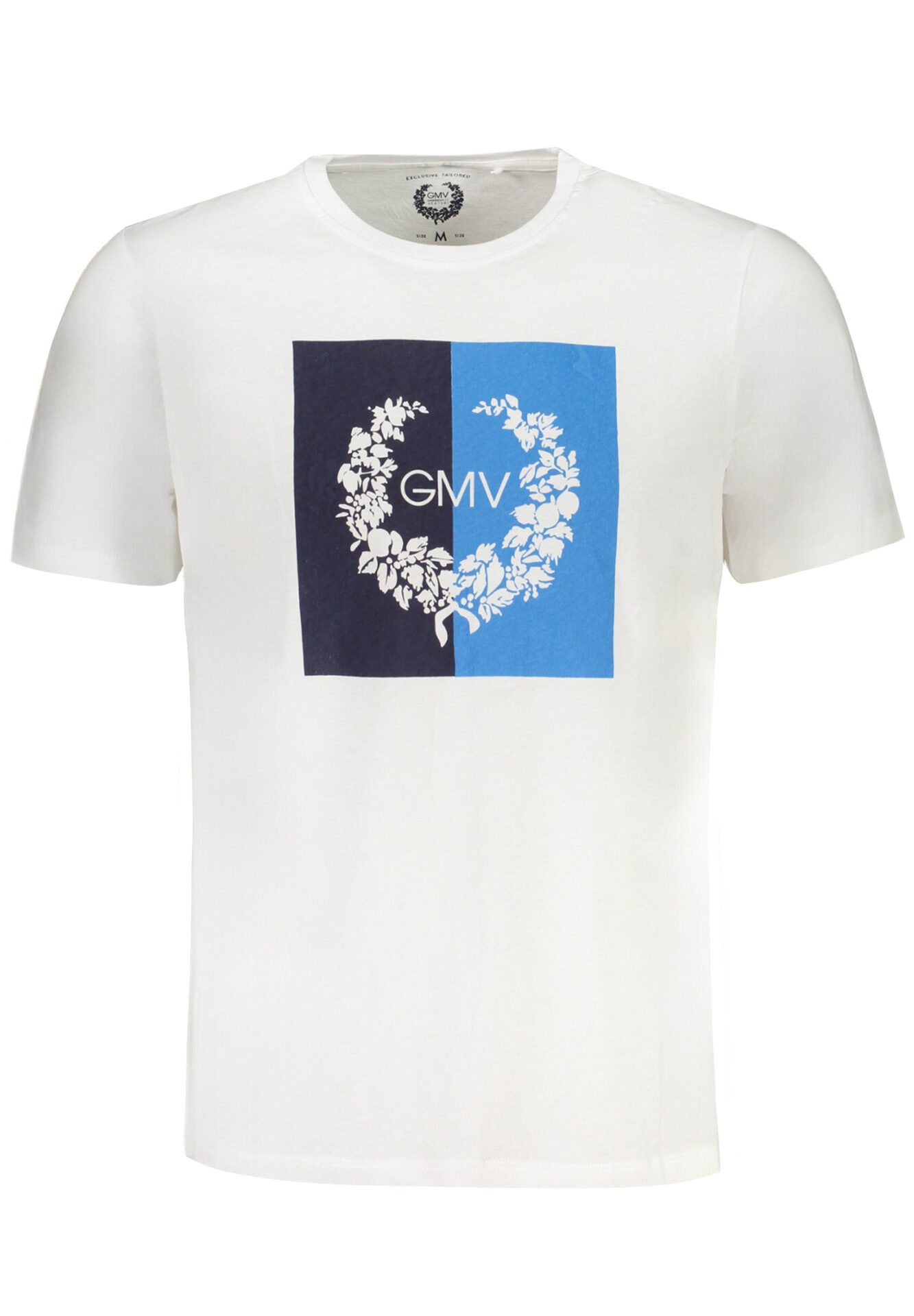 GIAN MARCO VENTURI MEN'S SHORT SLEEVED T-SHIRT WHITE