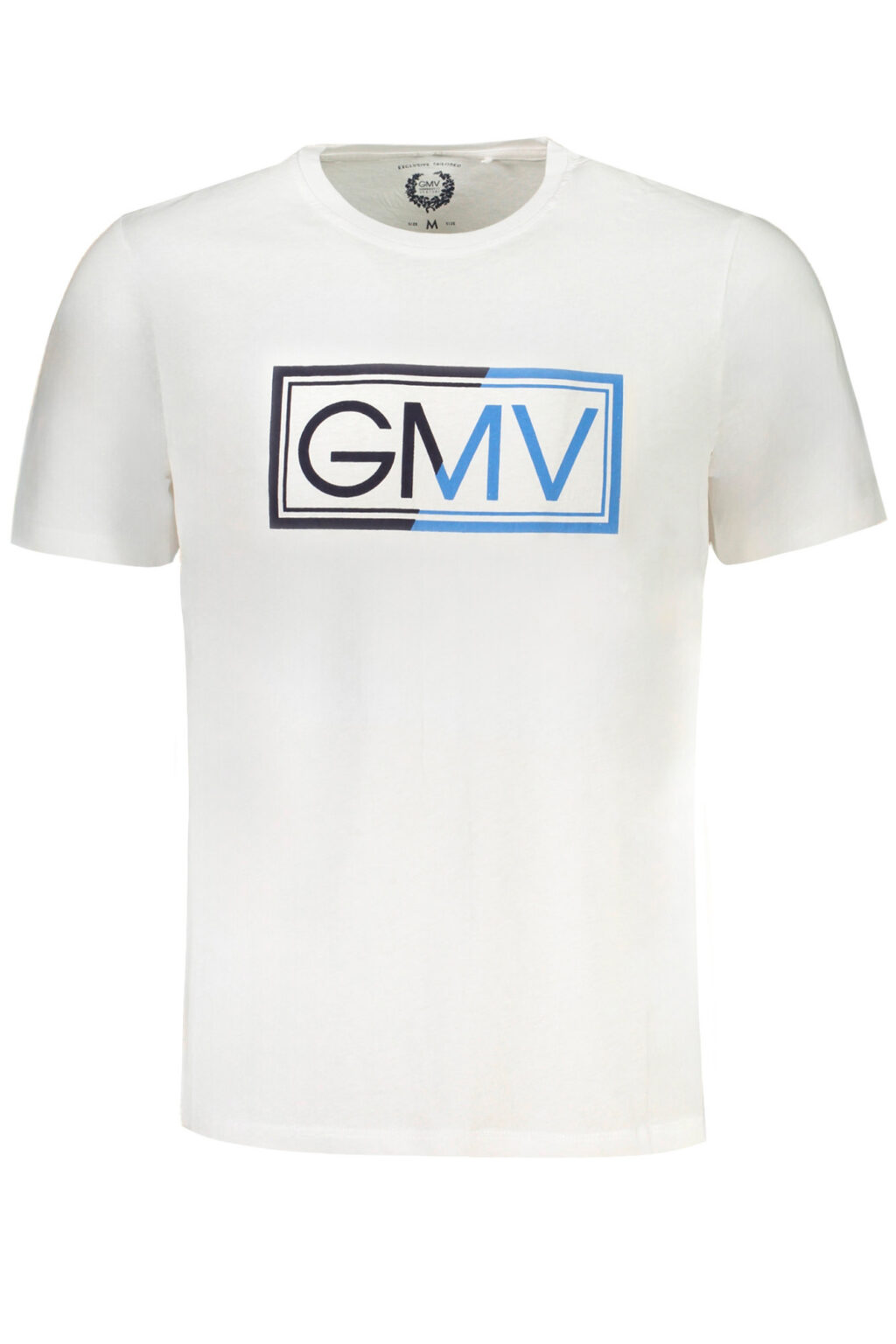 gianmarcoventurit-shirtmanichecorteuomobianco_1 GIAN MARCO VENTURI balti vyriški marškinėliai trumpomis rankovėmis