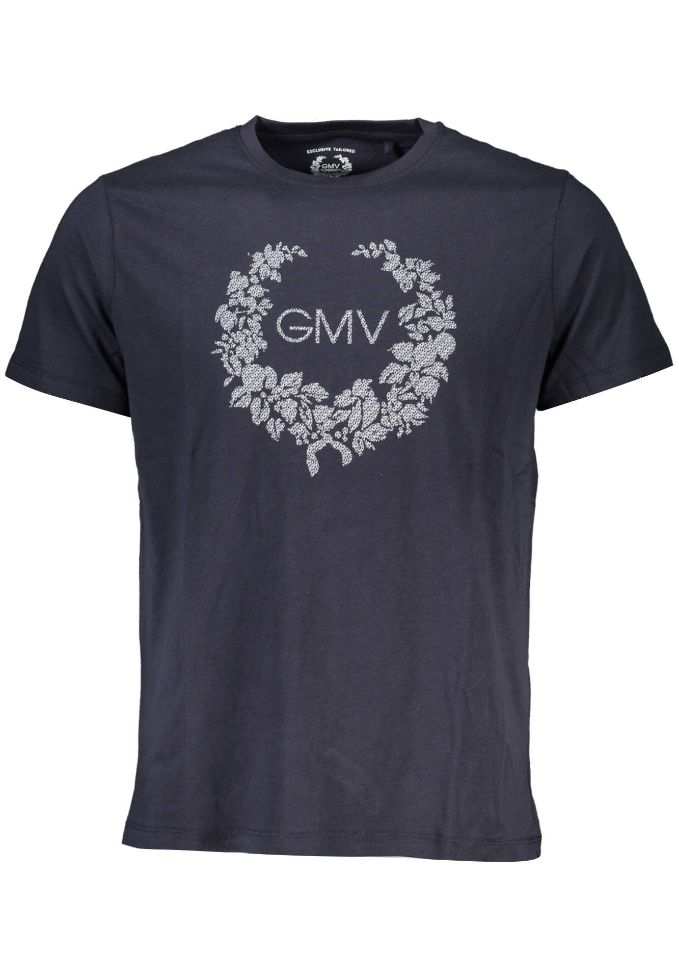 GIAN MARCO VENTURI MEN'S SHORT SLEEVED T-SHIRT BLUE