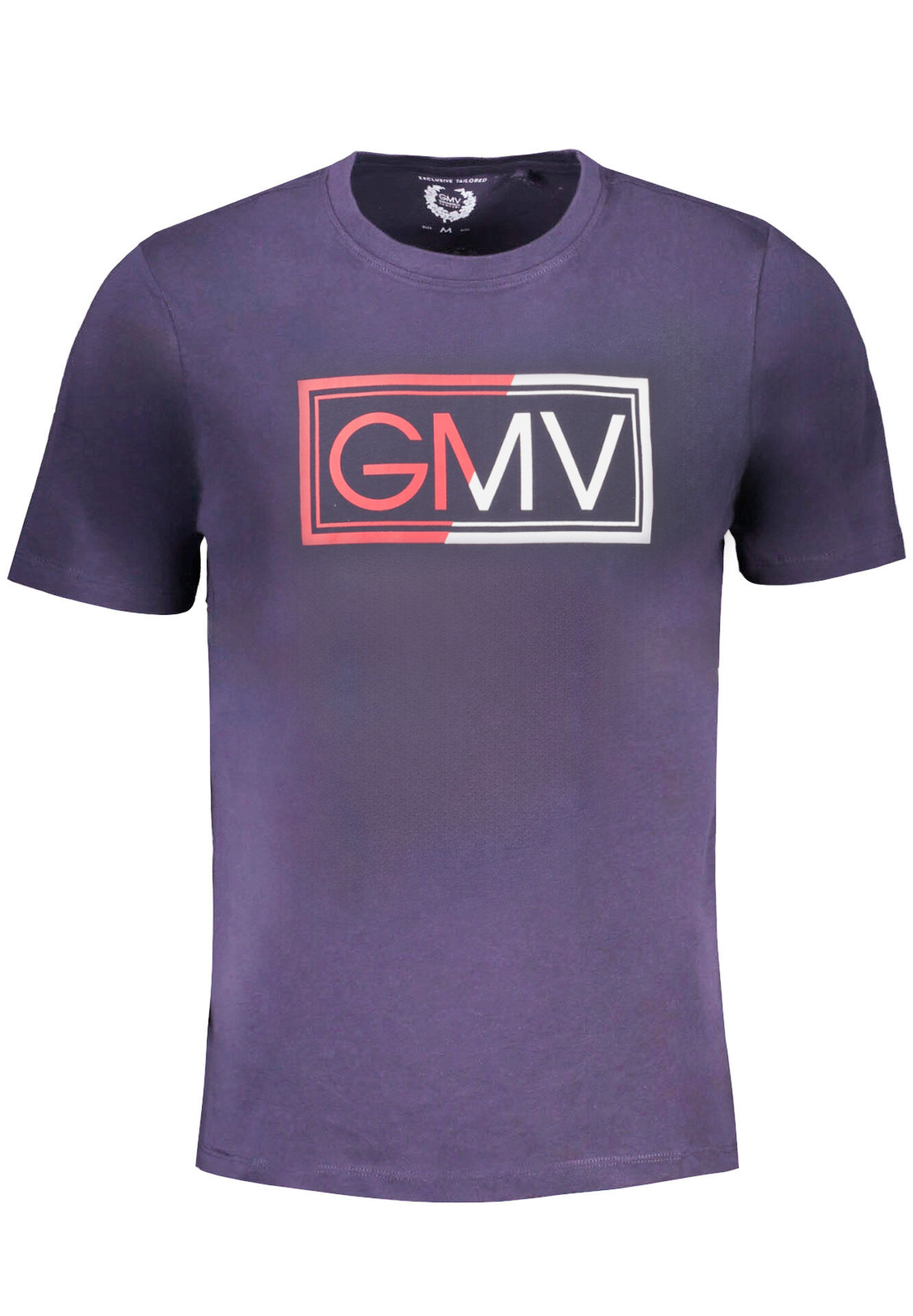 GIAN MARCO VENTURI MEN'S SHORT SLEEVED T-SHIRT BLUE