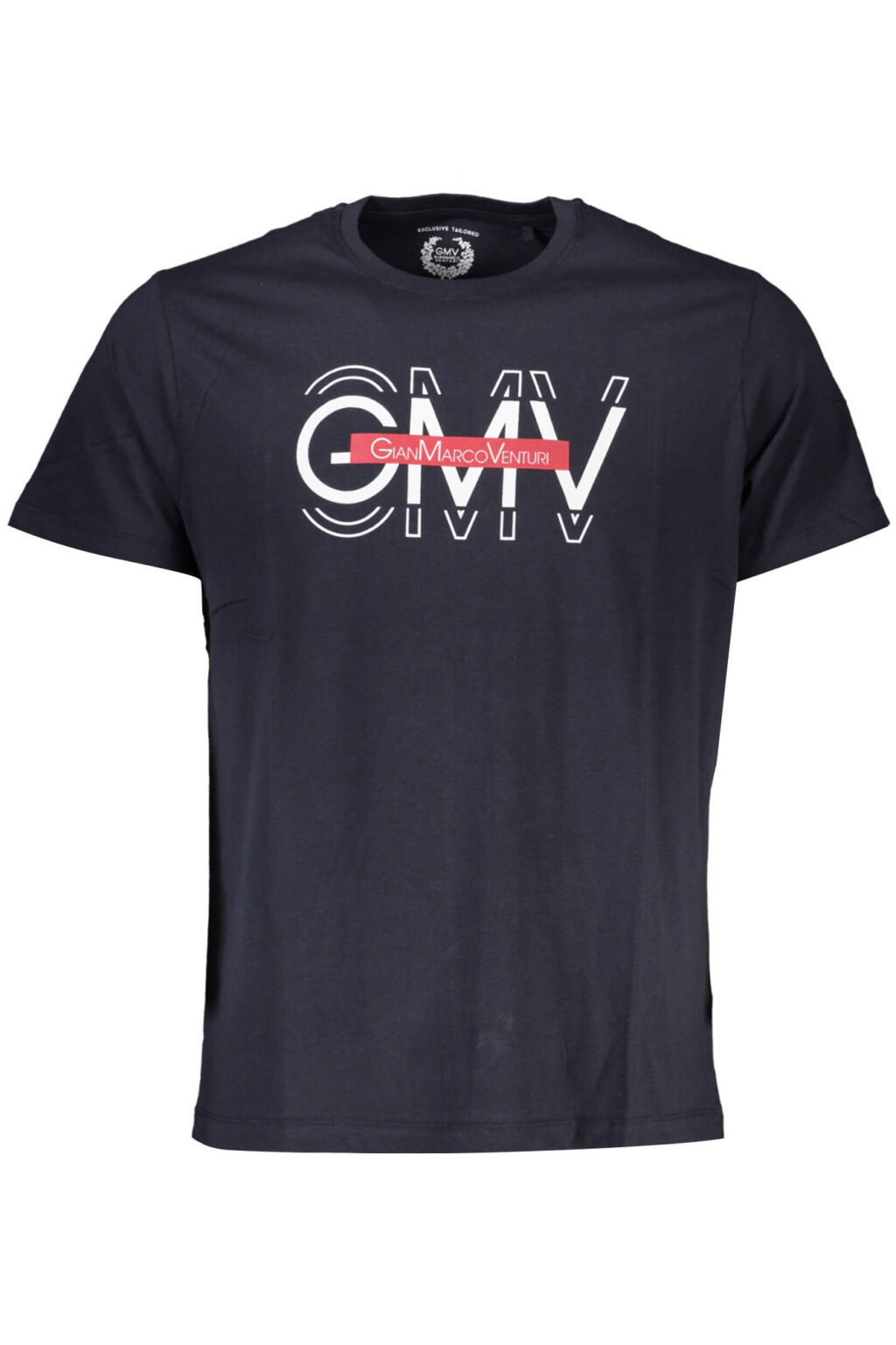 gianmarcoventurit-shirtmanichecorteuomoblu_1 GIAN MARCO VENTURI vyriški marškinėliai trumpomis rankovėmis, mėlyni