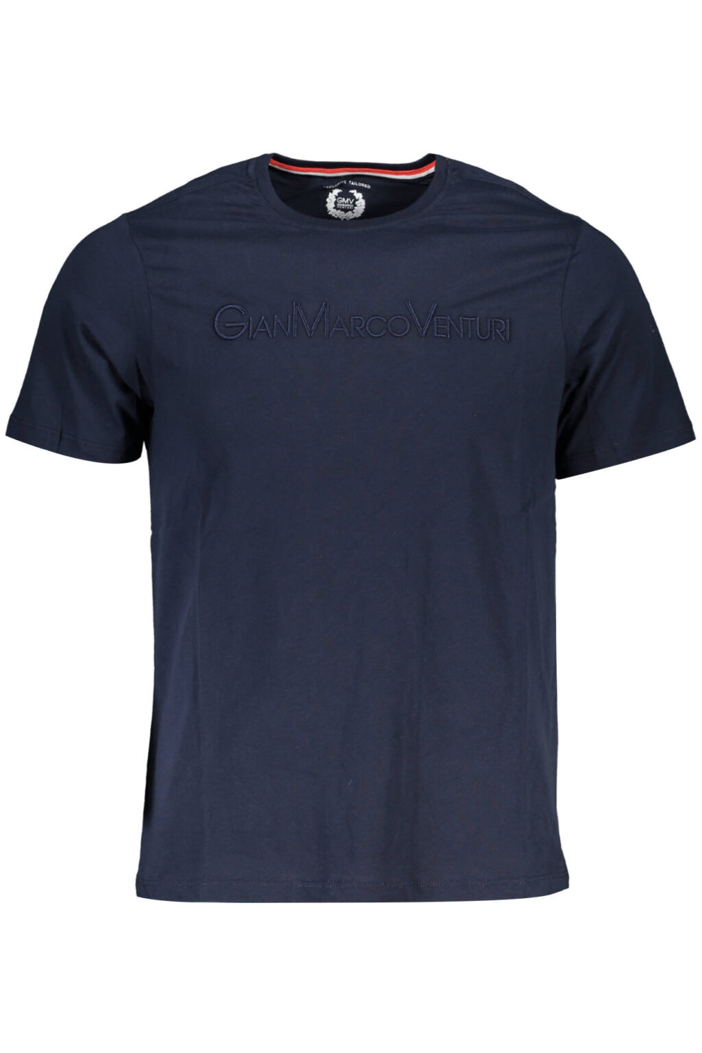 gianmarcoventurit-shirtmanichecorteuomoblu_1 GIAN MARCO VENTURI vyriški marškinėliai trumpomis rankovėmis, mėlyni