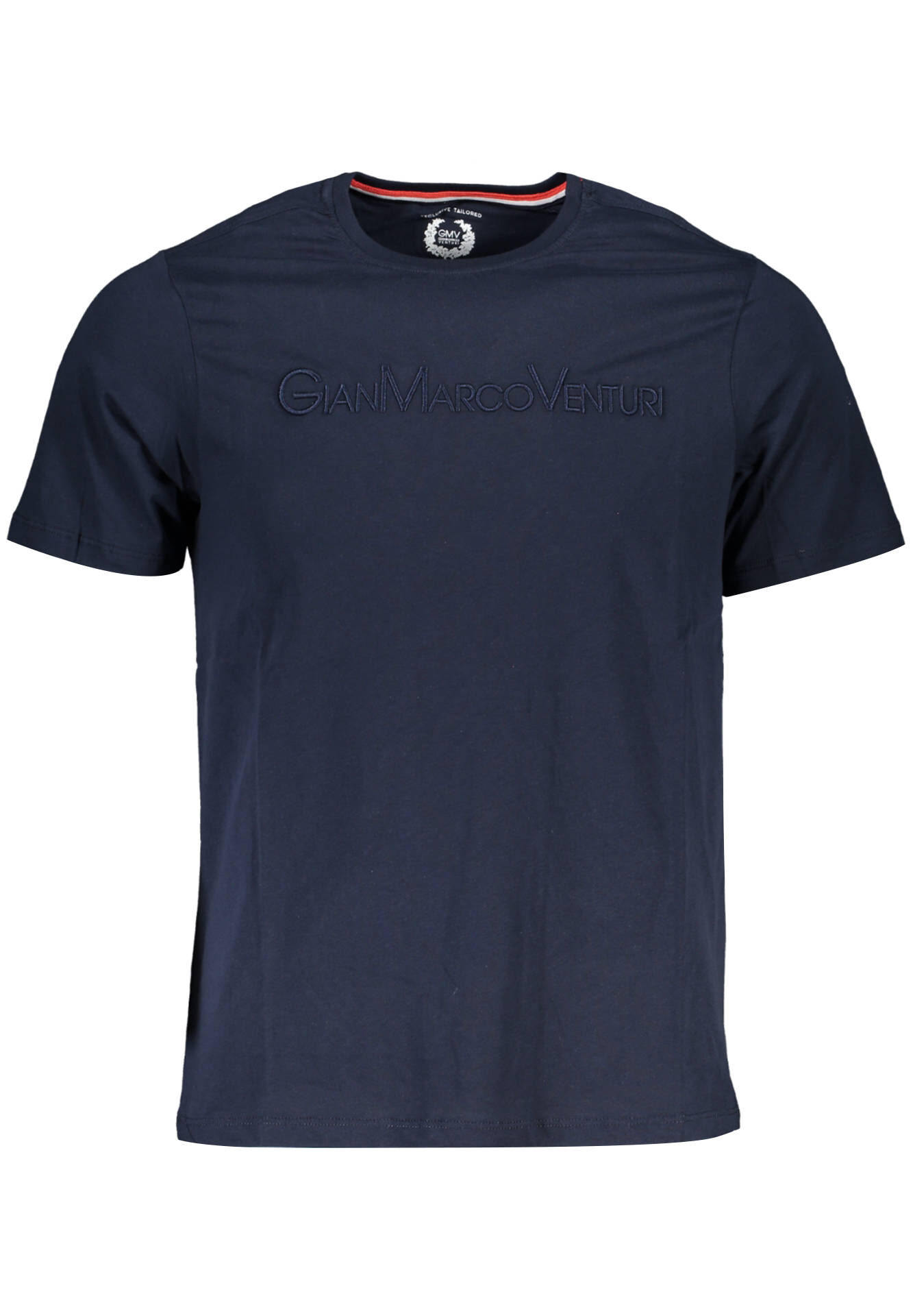 GIAN MARCO VENTURI MEN'S SHORT SLEEVE T-SHIRT BLUE