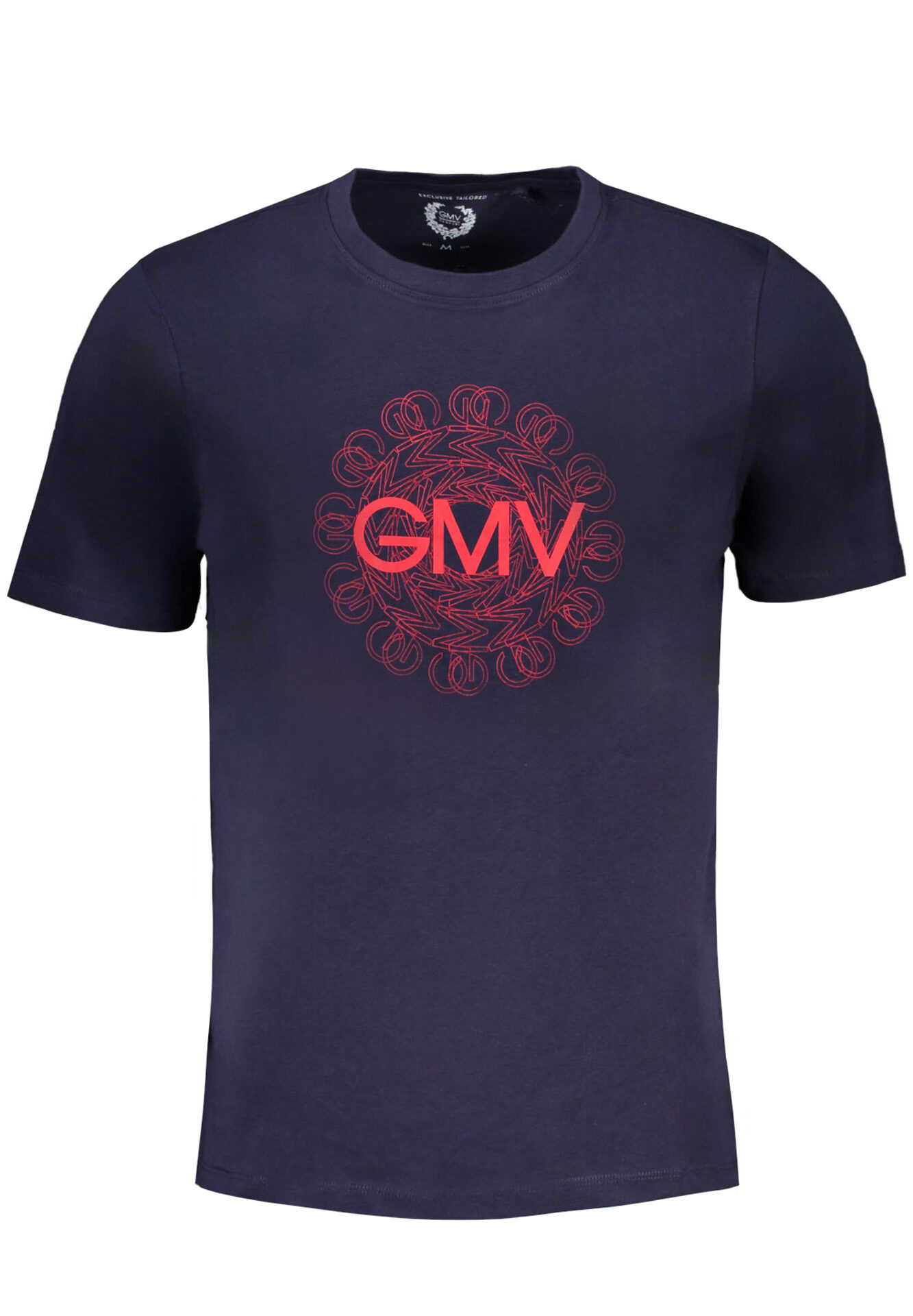 GIAN MARCO VENTURI MEN'S SHORT SLEEVED T-SHIRT BLUE