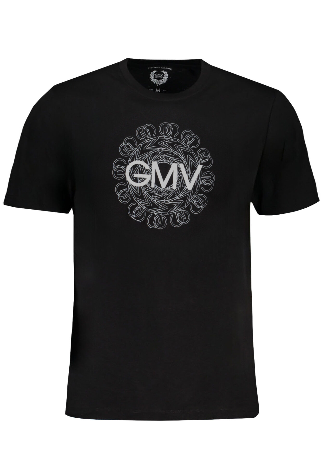 GIAN MARCO VENTURI MEN'S SHORT SLEEVE T-SHIRT BLACK
