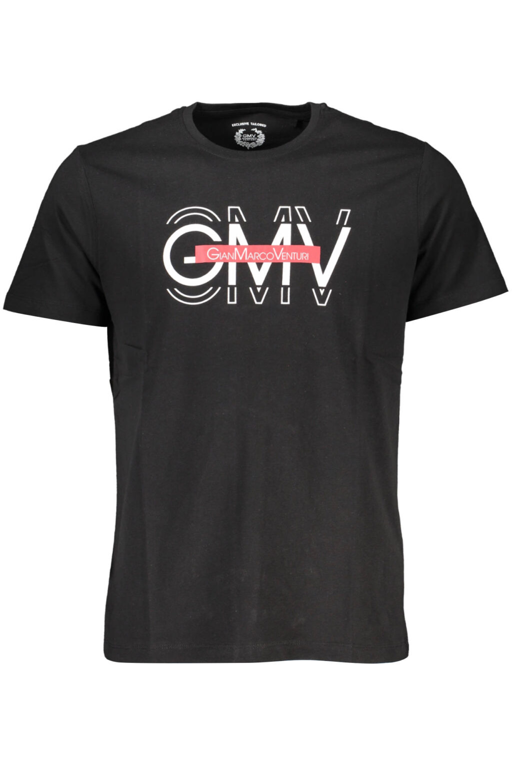 gianmarcoventurit-shirtmanichecorteuomonero_1 GIAN MARCO VENTURI juodi vyriški marškinėliai trumpomis rankovėmis