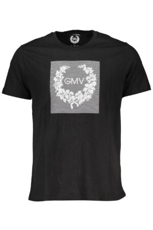 GIAN MARCO VENTURI MEN'S SHORT SLEEVE T-SHIRT BLACK