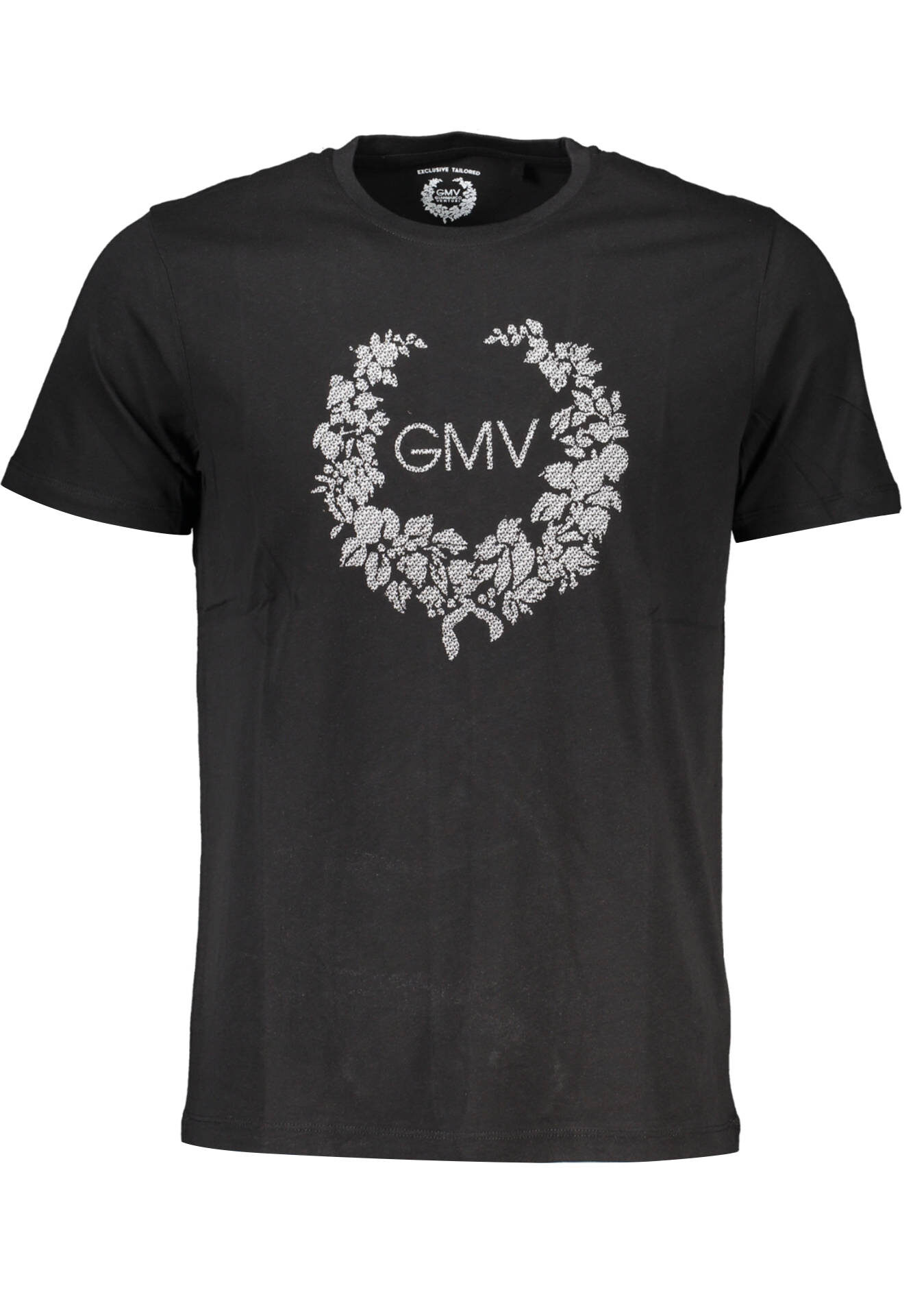 GIAN MARCO VENTURI MEN'S SHORT SLEEVE T-SHIRT BLACK