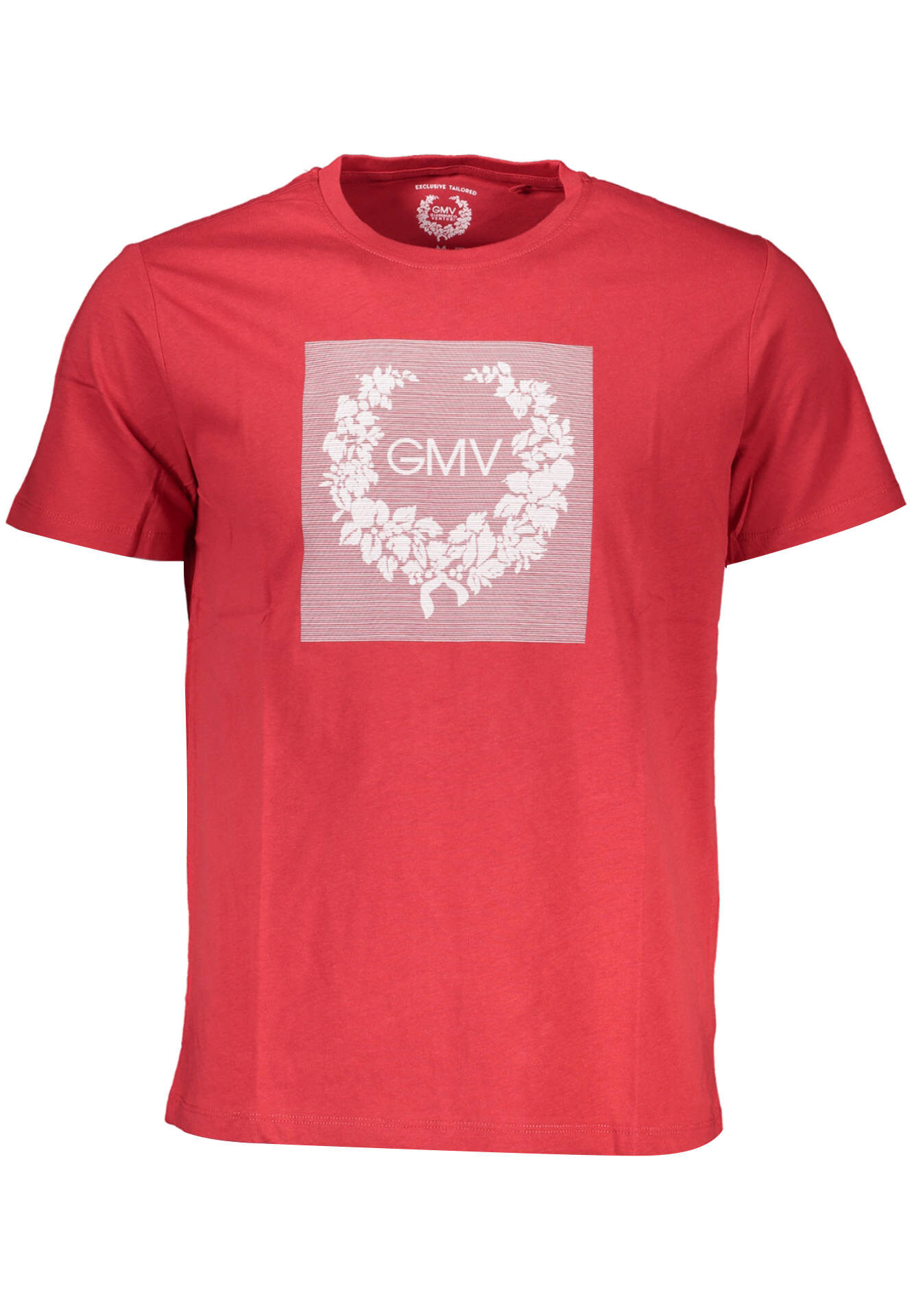 GIAN MARCO VENTURI MEN'S SHORT SLEEVE T-SHIRT RED