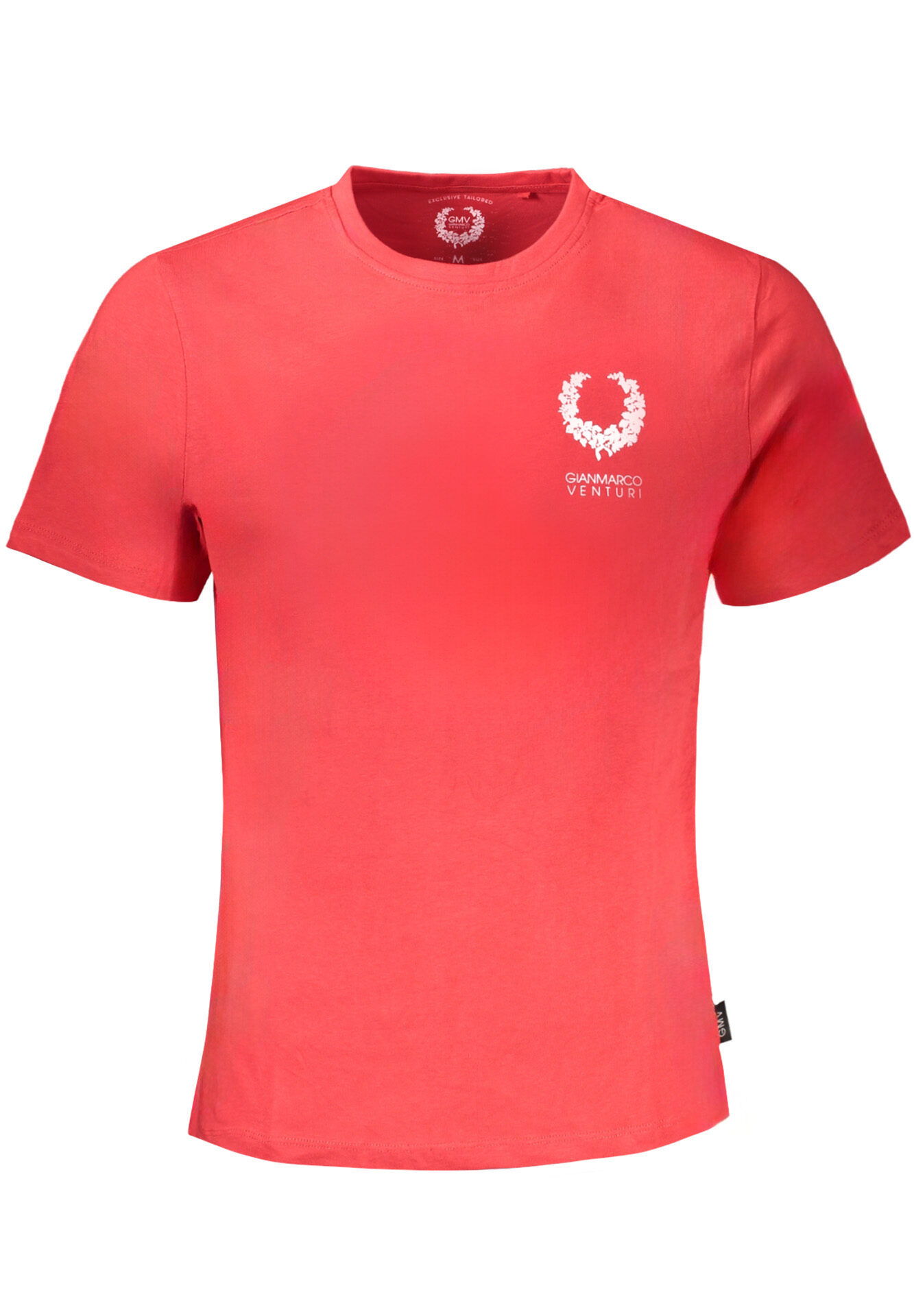 GIAN MARCO VENTURI MEN'S RED SHORT SLEEVE T-SHIRT