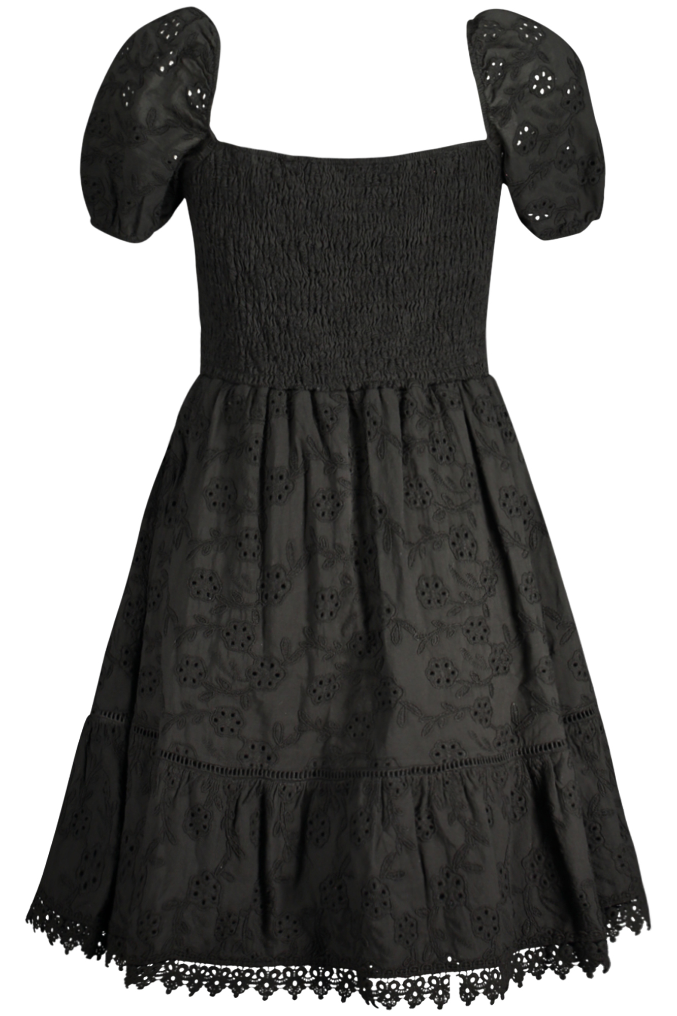 GUESS JEANS trumpa juoda moteriška suknelė GUESS JEANS trumpa juoda moteriška suknelė - Image 2