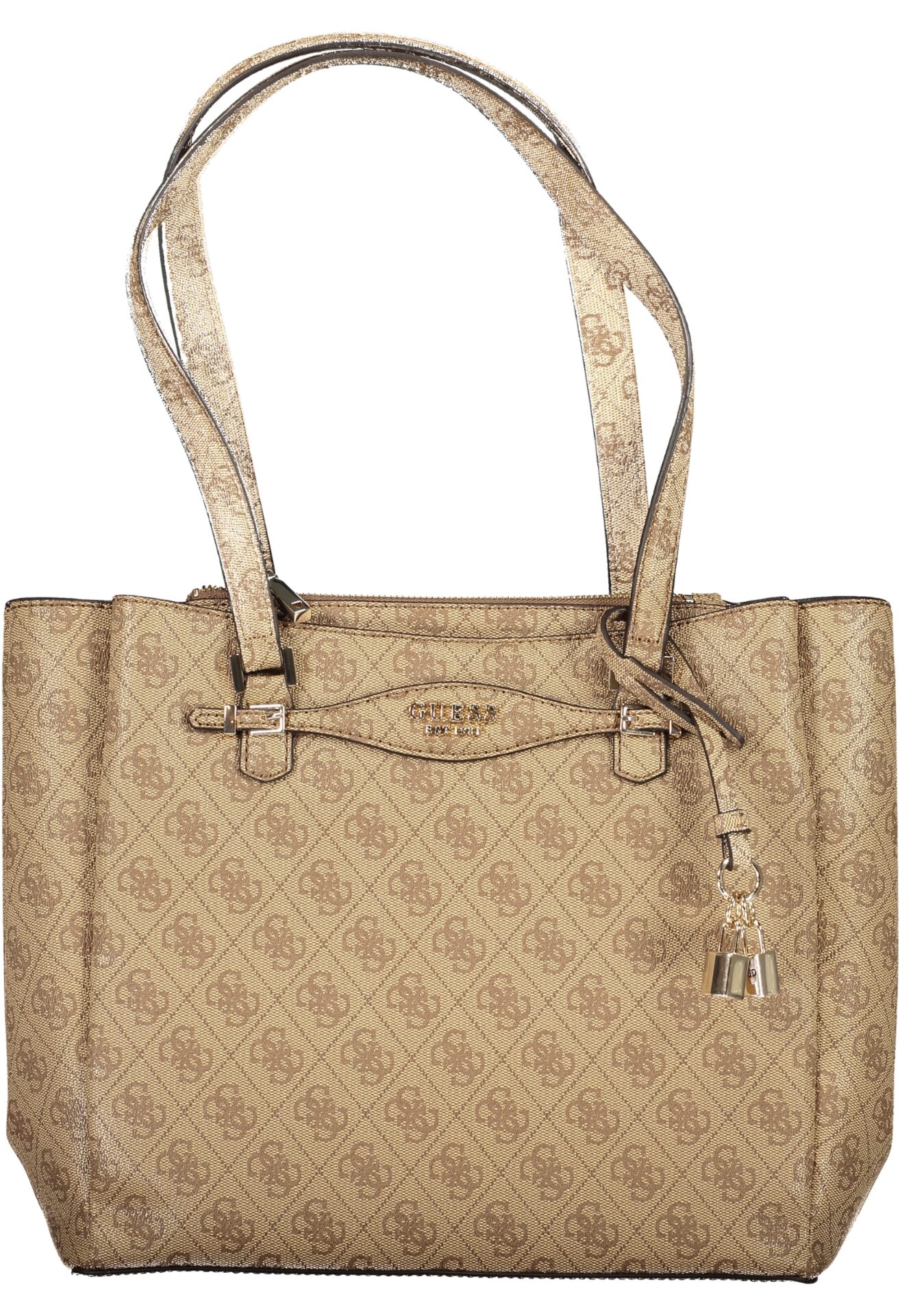GUESS JEANS WOMEN'S BEIGE BAG