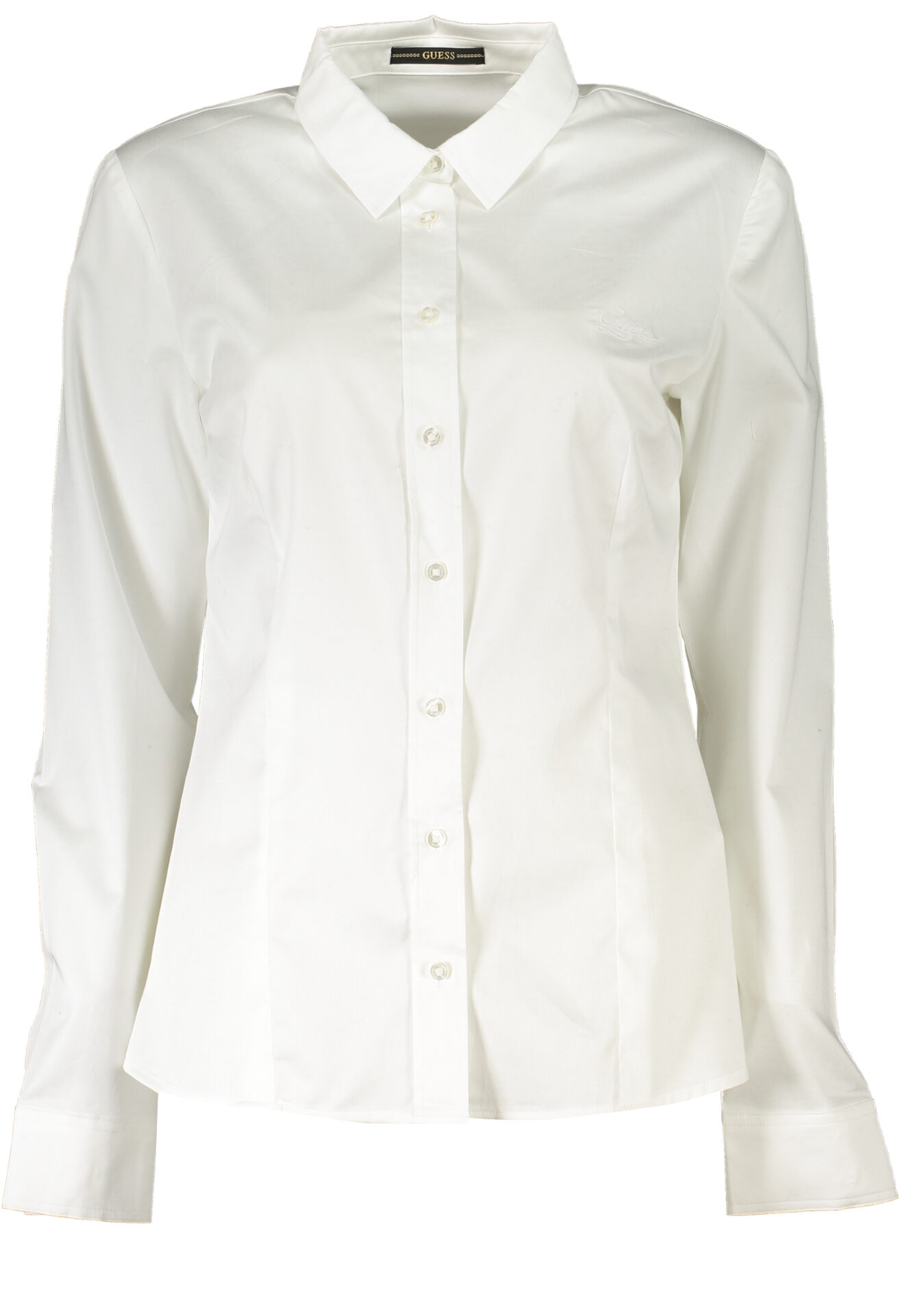 GUESS JEANS WOMEN'S LONG SLEEVE SHIRT WHITE