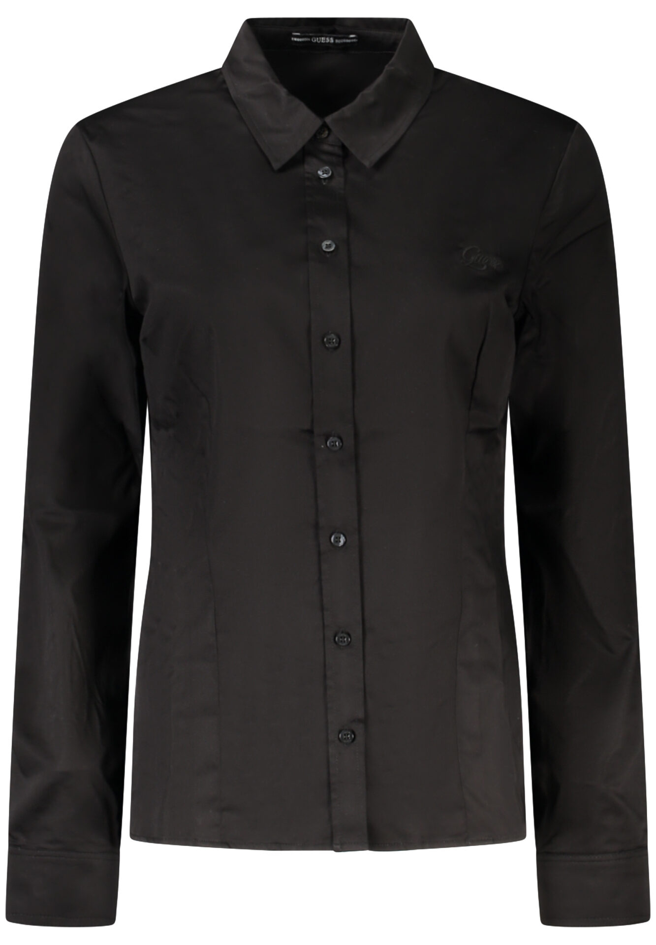 GUESS JEANS LONG SLEEVE SHIRT WOMEN BLACK