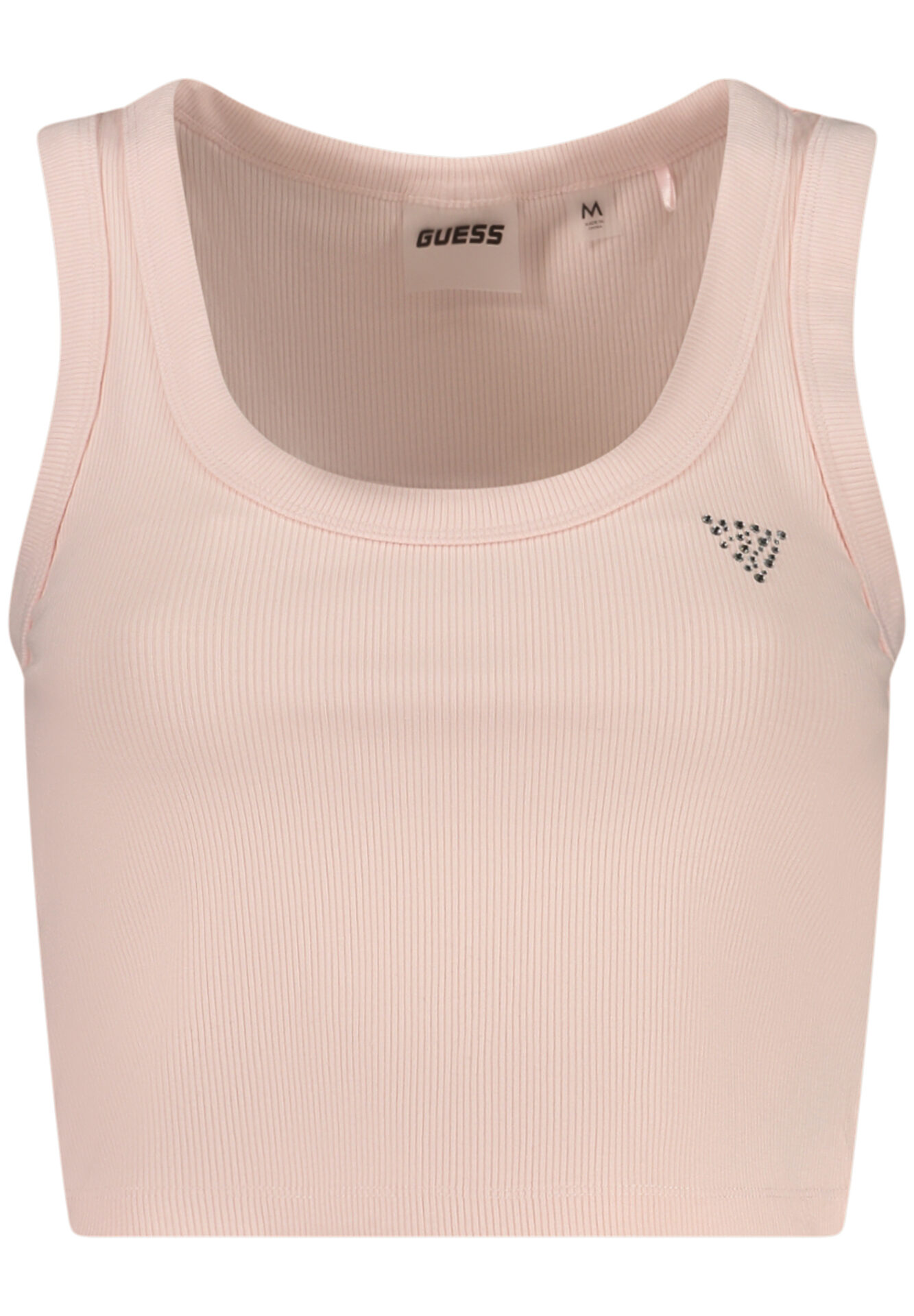 GUESS JEANS WOMEN'S PINK TANK TOP