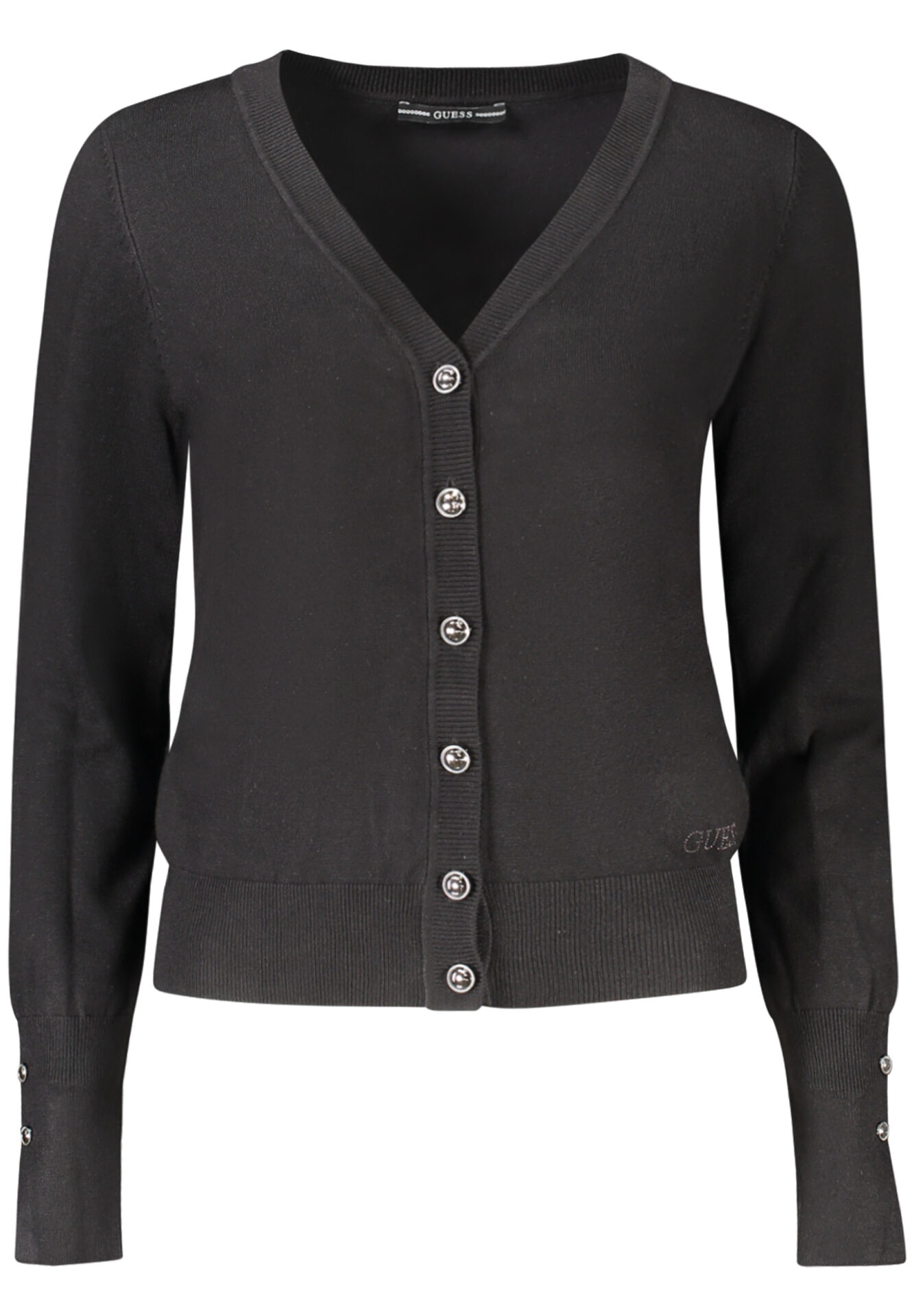 GUESS JEANS WOMEN'S CARDIGAN BLACK