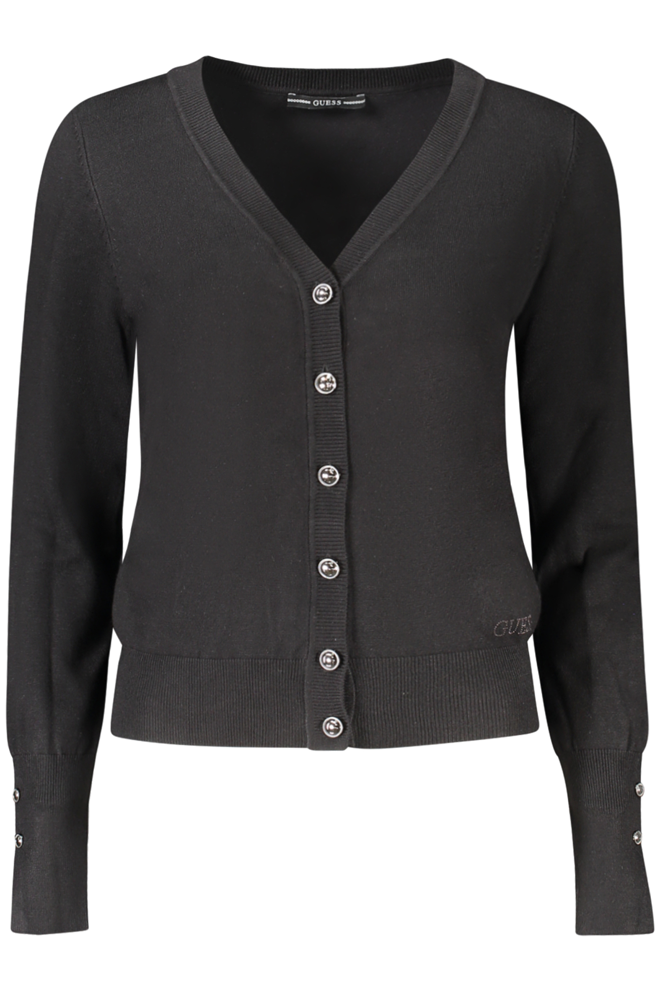 GUESS JEANS WOMEN'S CARDIGAN BLACK GUESS JEANS WOMEN'S CARDIGAN BLACK