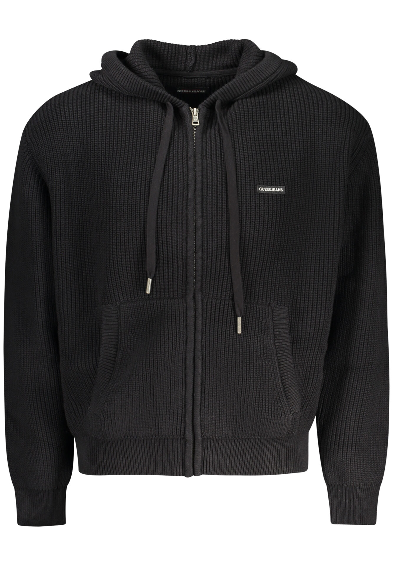 GUESS JEANS MEN'S BLACK CARDIGAN