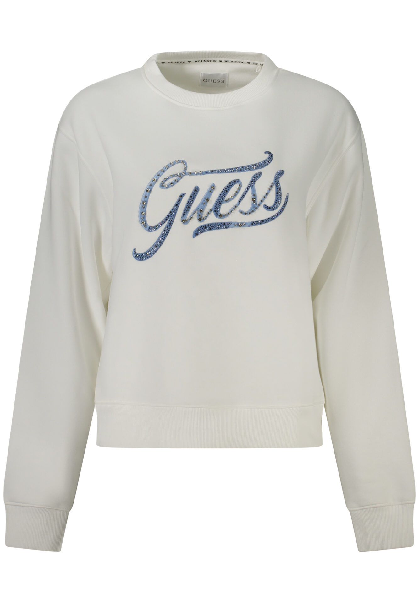 GUESS JEANS SWEATSHIRT WITHOUT ZIP WOMEN WHITE
