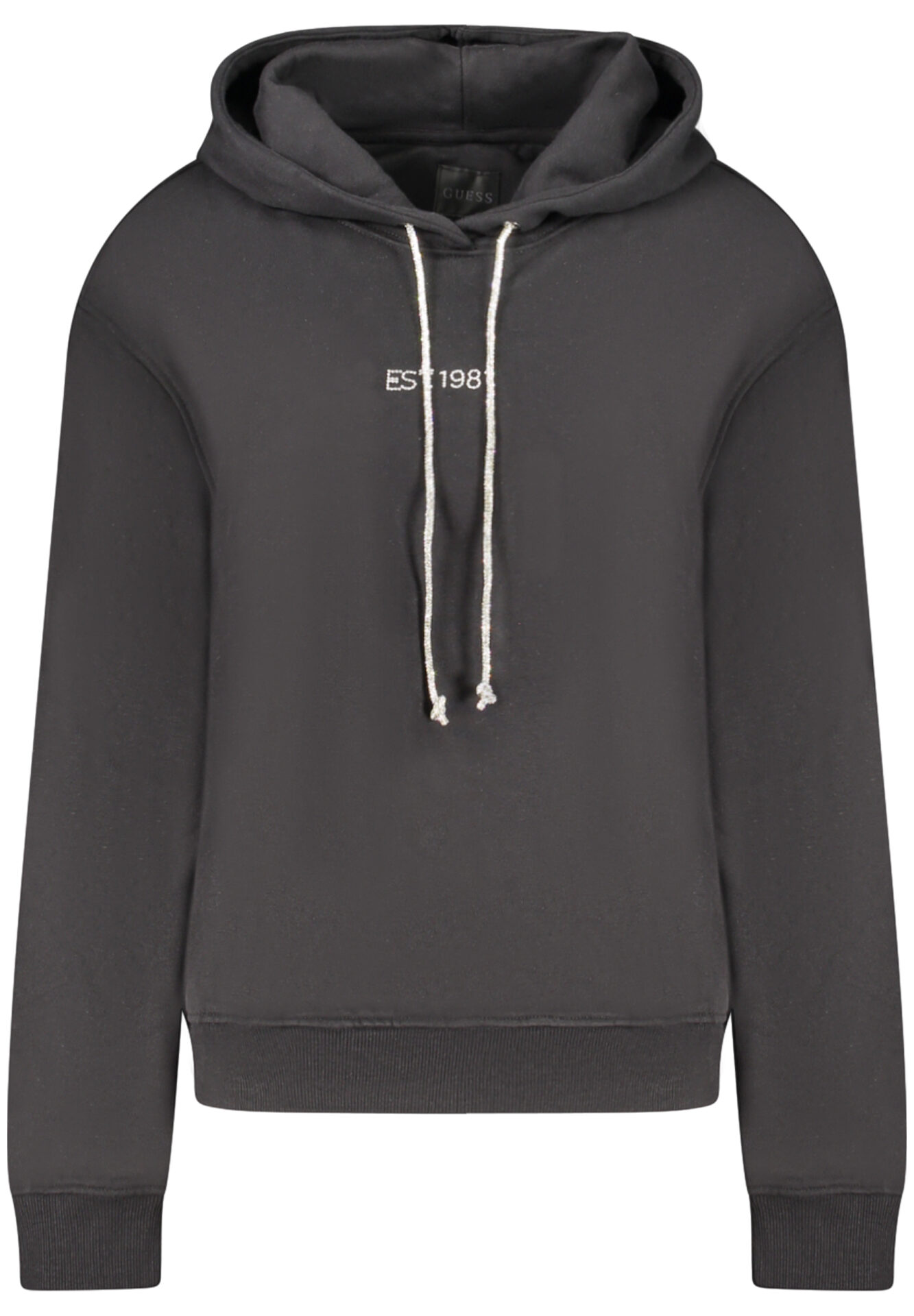GUESS JEANS SWEATSHIRT WITHOUT ZIP WOMEN BLACK