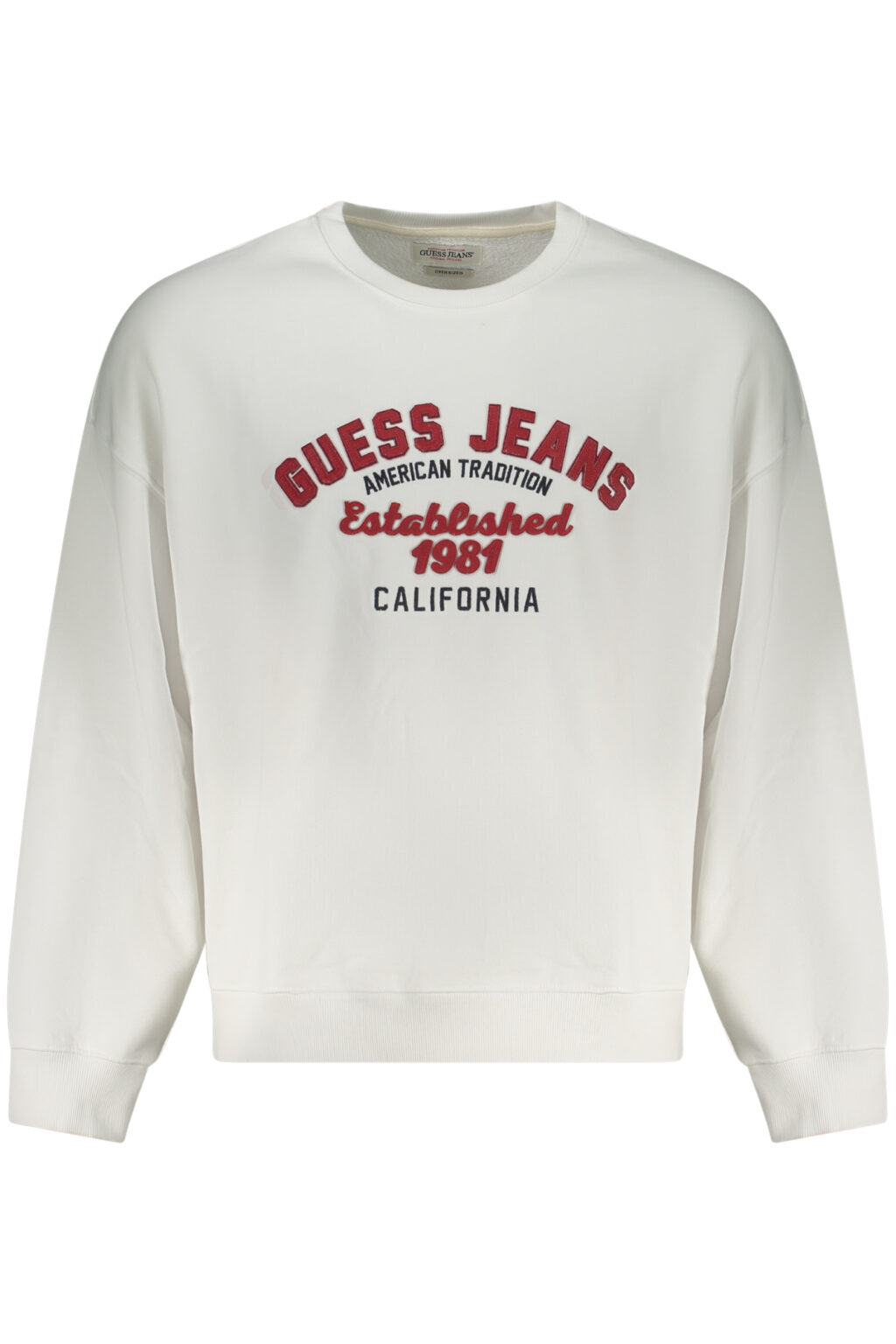 GUESS JEANS baltas vyriškas džemperis