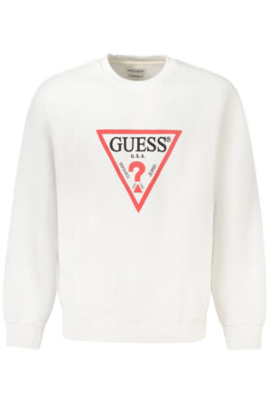 GUESS JEANS SWEATSHIRT WITHOUT ZIP MEN WHITE