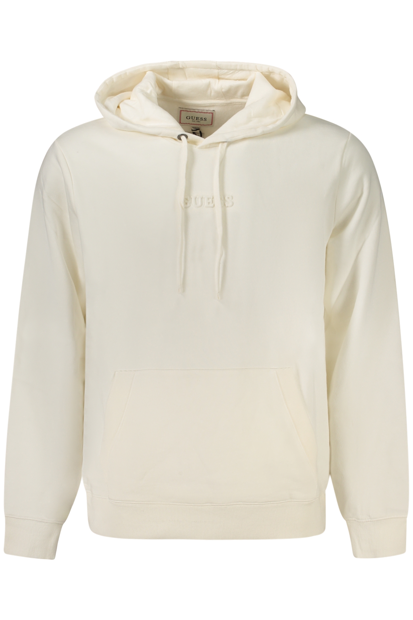 GUESS JEANS SWEATSHIRT WITHOUT ZIP MEN WHITE GUESS JEANS SWEATSHIRT WITHOUT ZIP MEN WHITE