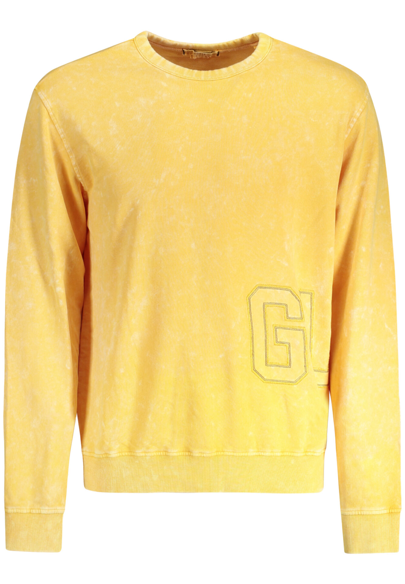 GUESS JEANS SWEATSHIRT WITHOUT ZIP MEN YELLOW
