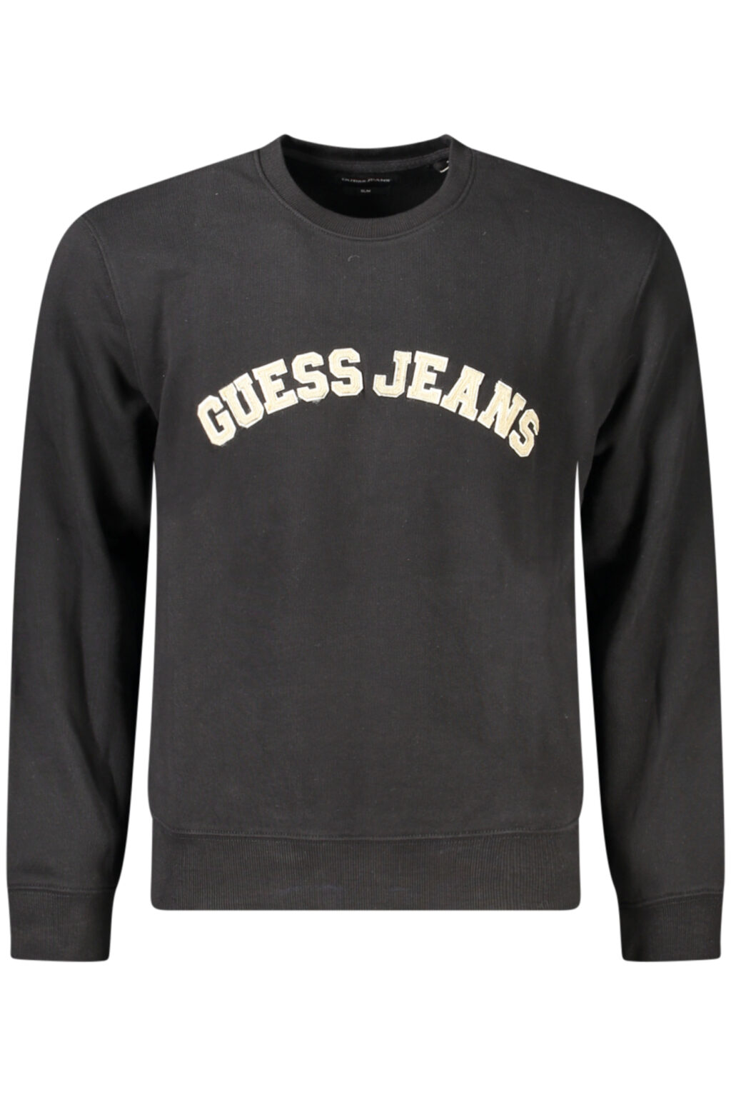 guessjeansfelpasenzazipuomonero_1 GUESS JEANS juodas vyriškas džemperis