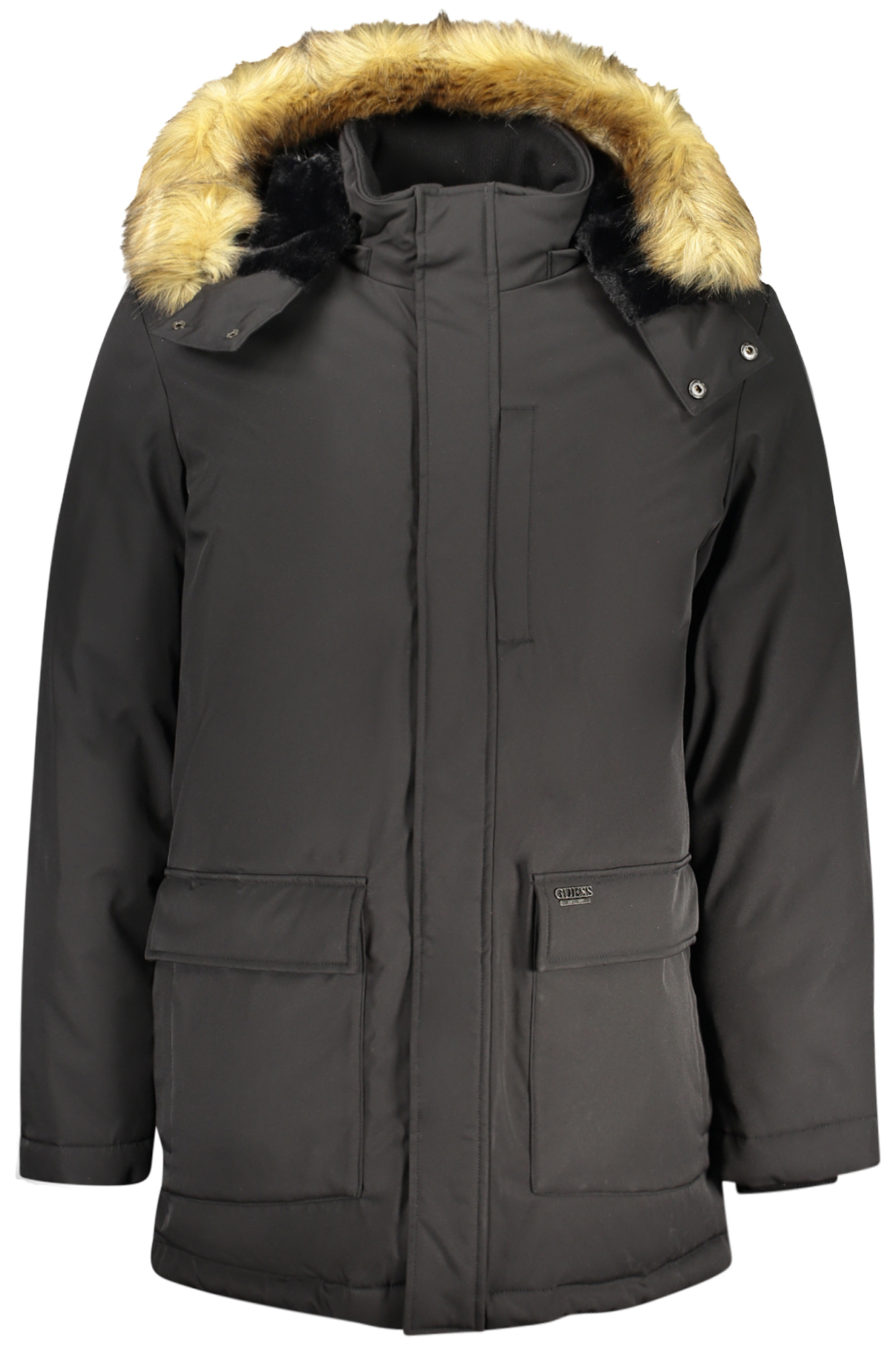 GUESS JEANS MEN'S BLACK JACKET GUESS JEANS MEN'S BLACK JACKET