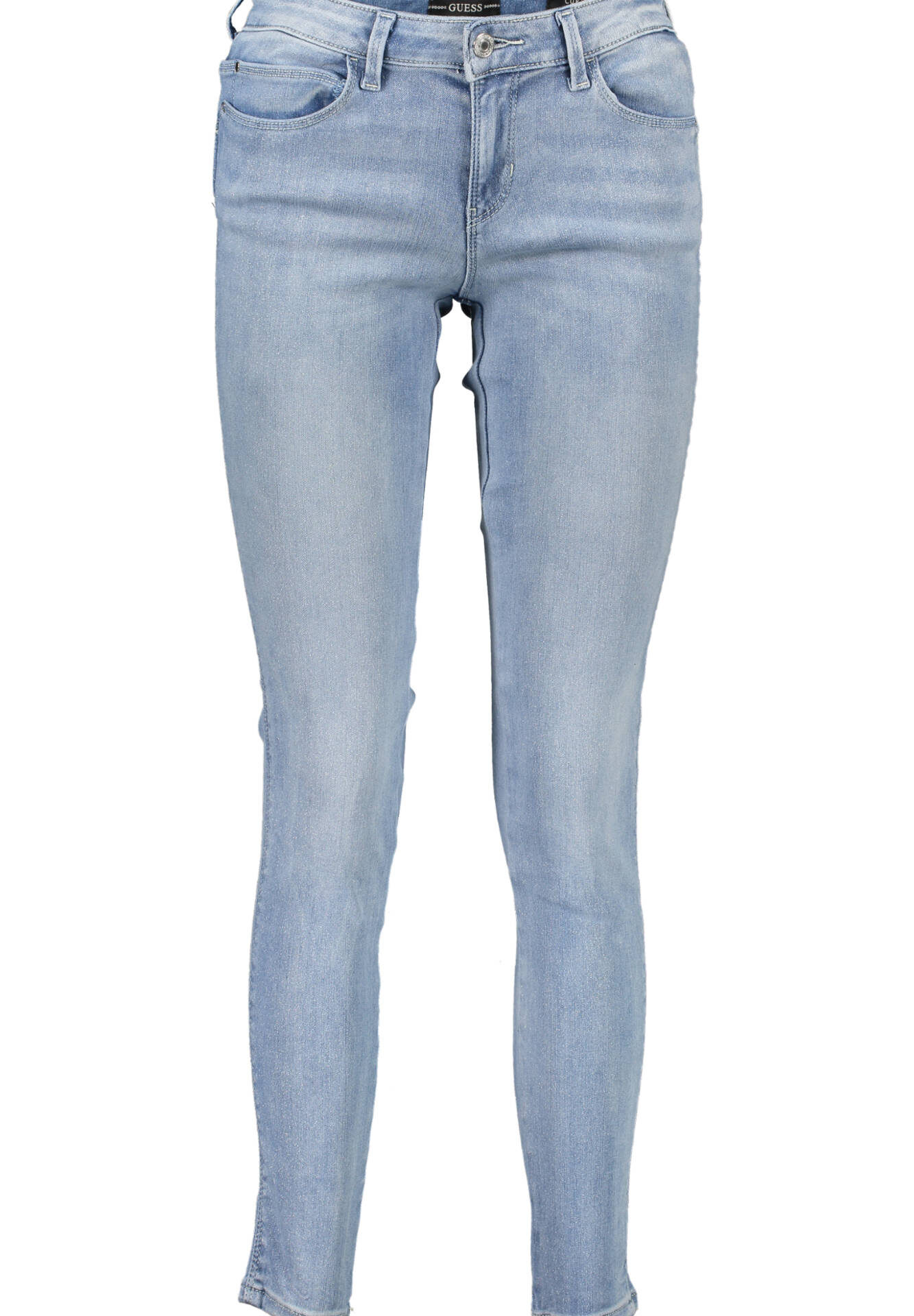 GUESS JEANS JEANS DENIM WOMAN LIGHT BLUE