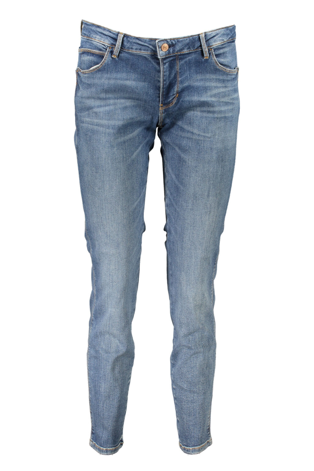 GUESS JEANS mėlyni moteriški džinsai