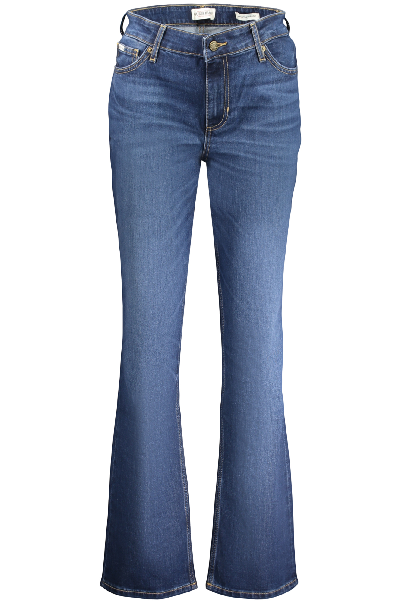 GUESS JEANS mėlyni moteriški džinsai GUESS JEANS mėlyni moteriški džinsai