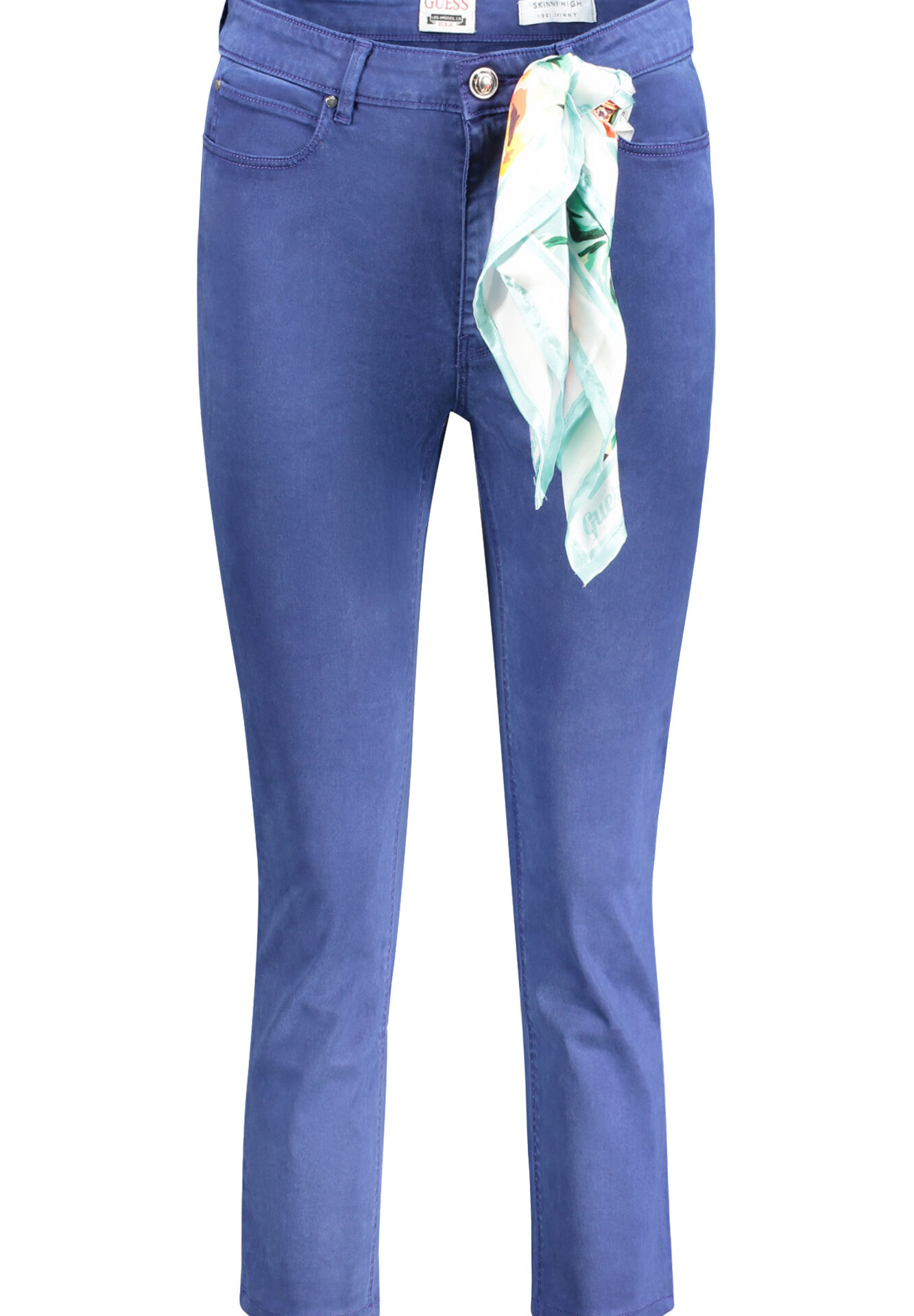 GUESS JEANS WOMEN'S DENIM JEANS BLUE