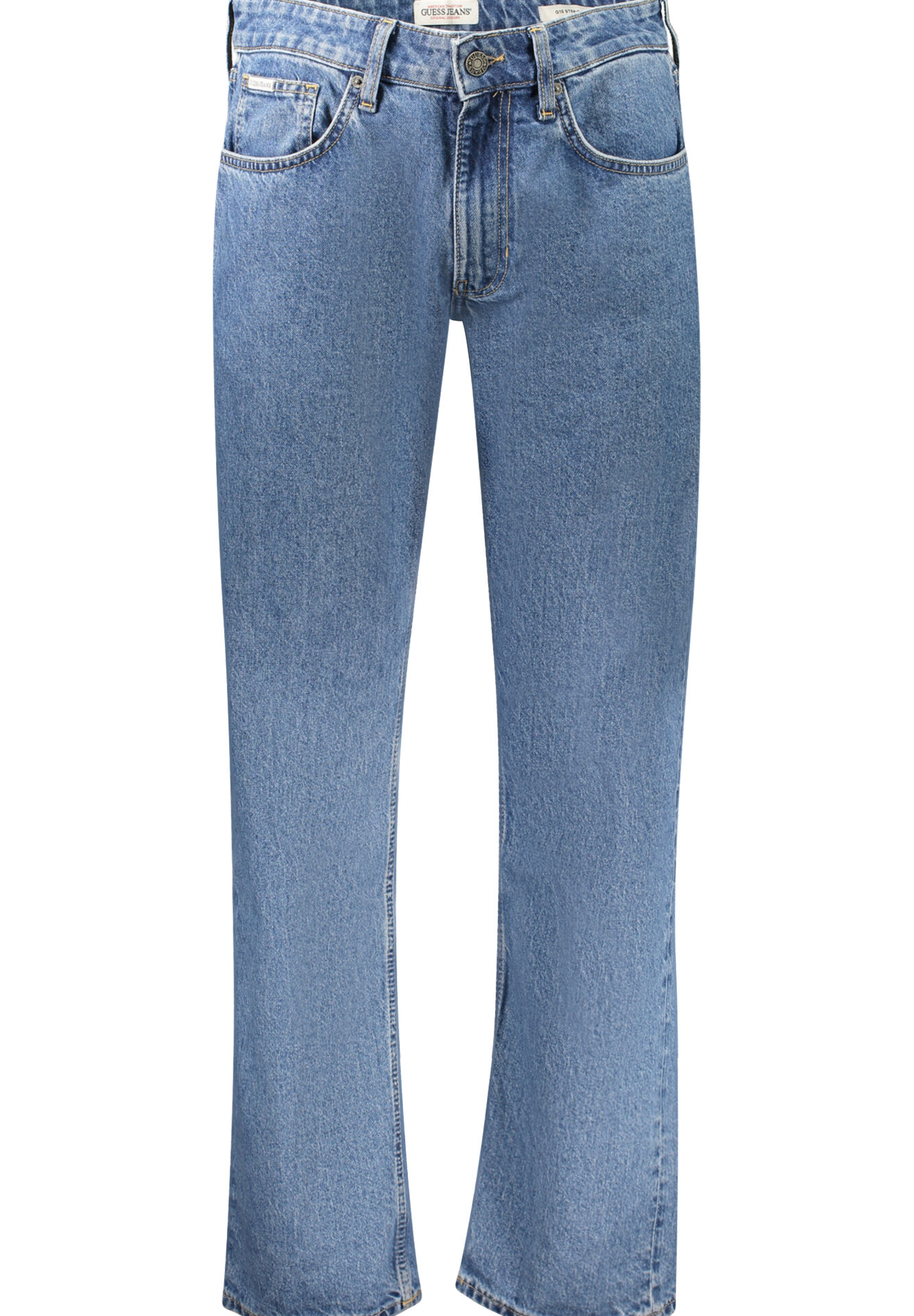 GUESS JEANS MEN'S DENIM JEANS BLUE