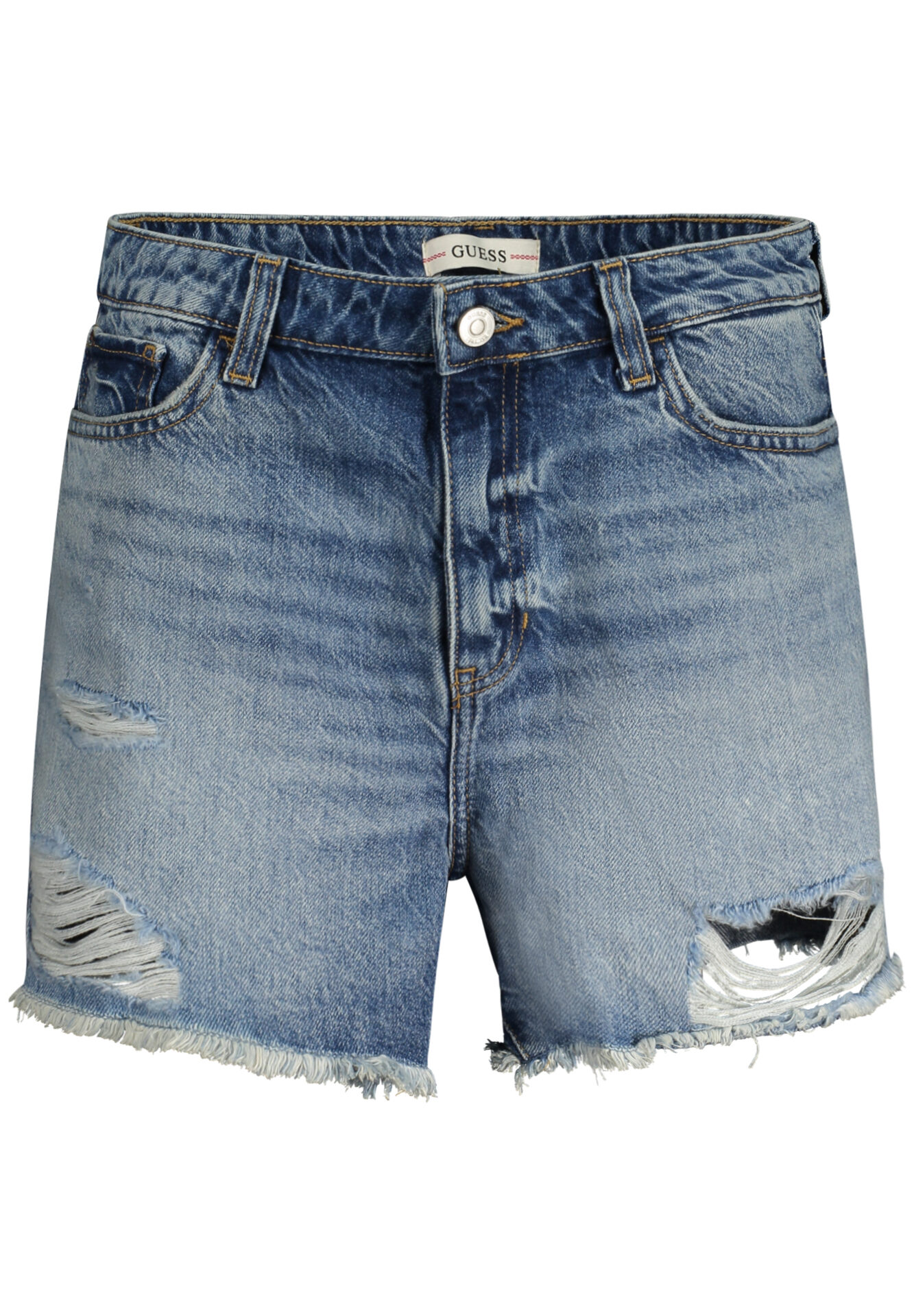 GUESS JEANS WOMEN'S SHORT JEANS BLUE